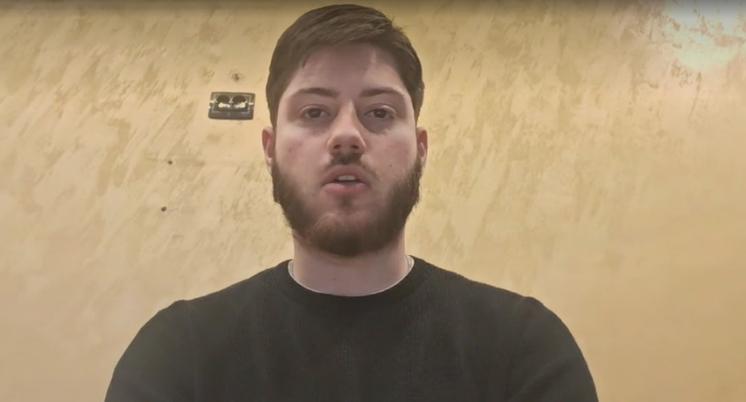 Mihajlo Milovanović Student iz Aranđelovca Policija bila gruba.jpg