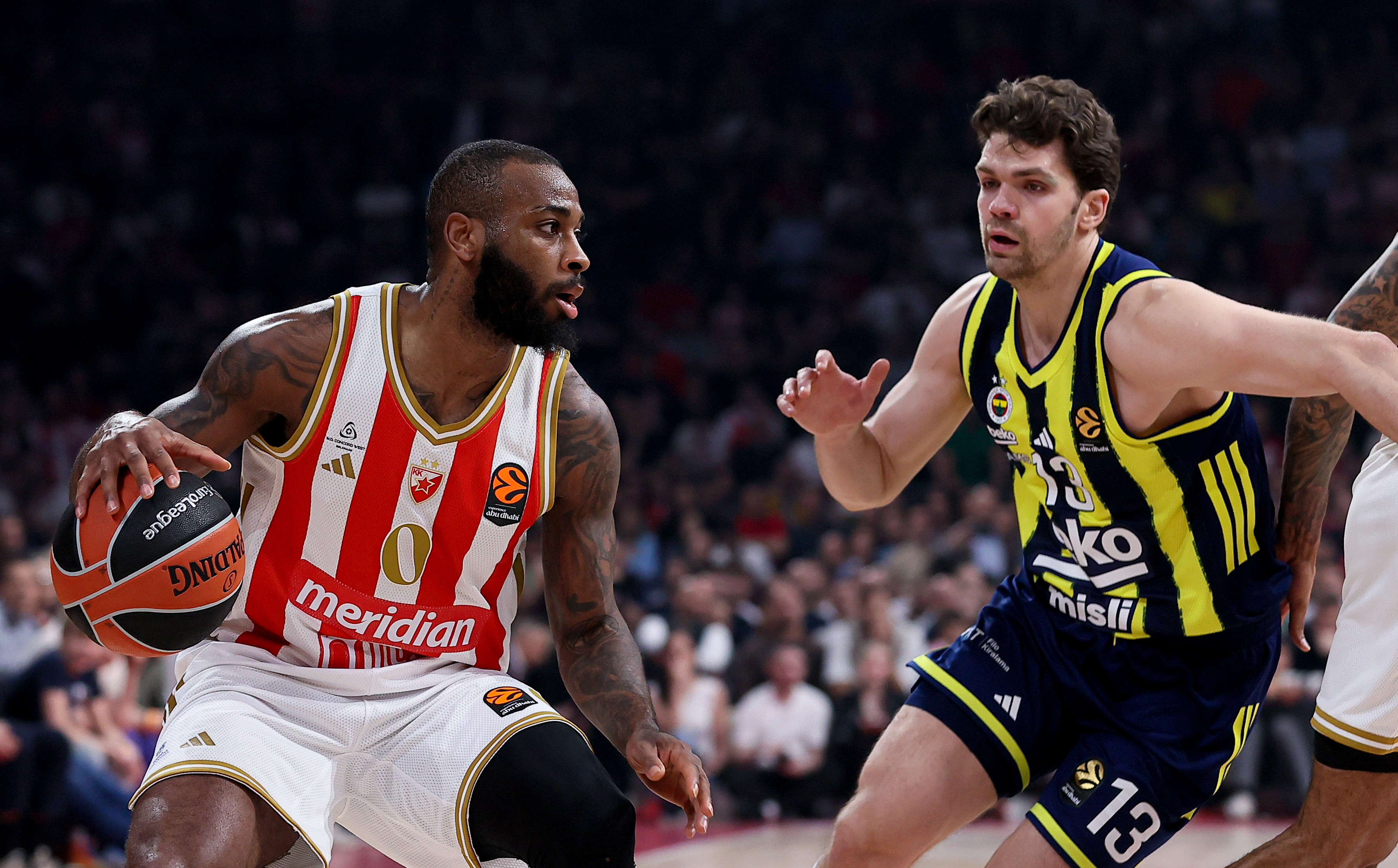during Crvena Zvezda v Fenerbahce basketball match of Euroleague season 2025/2026