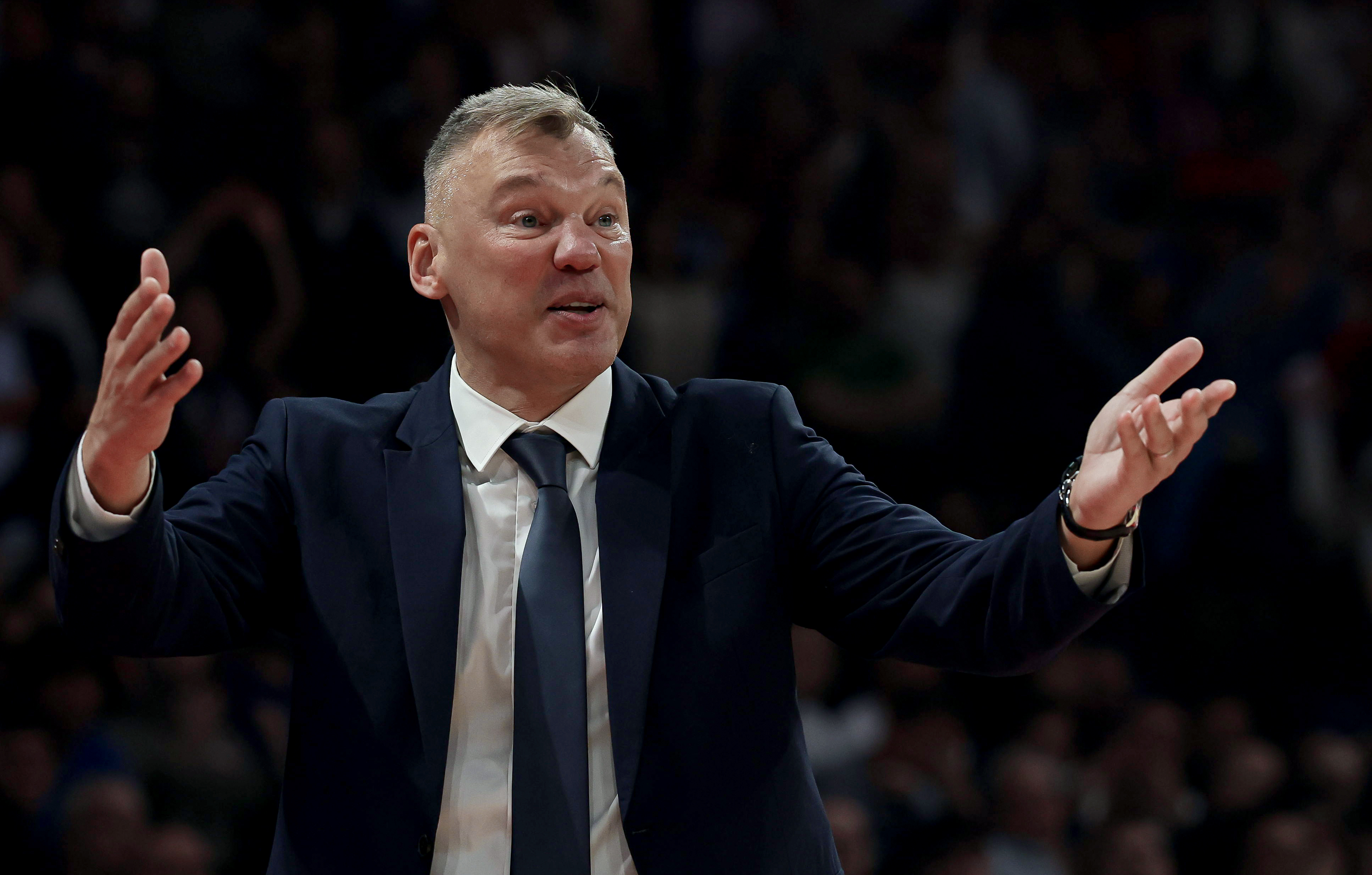 during 2025/2026 EuroLeague Round 31 match between Crvena Zvezda Meridianbet Belgrade v Fenerbahce Istanbul - Euroleague 2025/2026 at Belgrade Arena on March 13, 2026 in Belgrade, Serbia. (Photo by Srdjan Stevanovic/Starsport.rs ©)