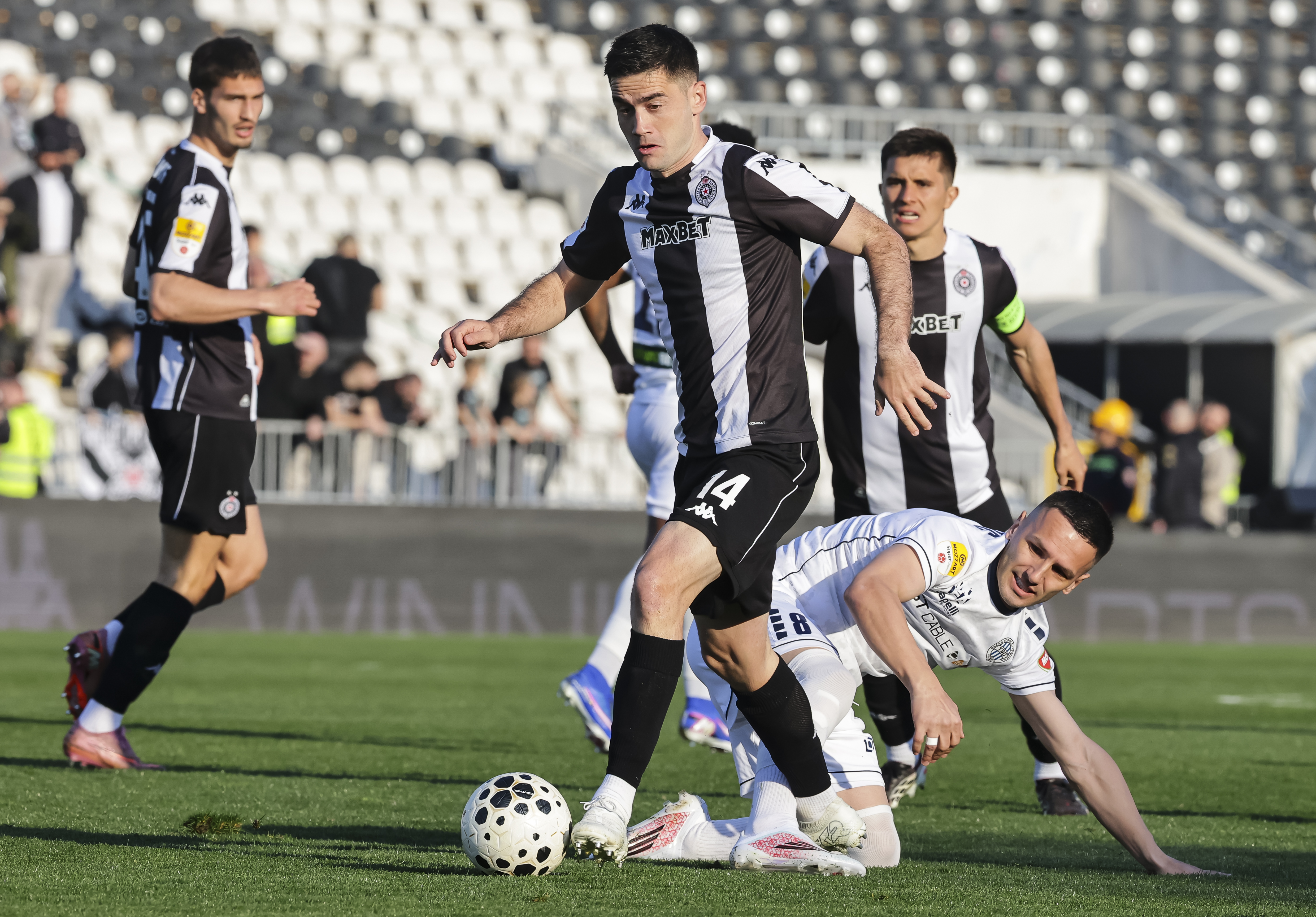 during the Superliga 2025/2026 match between Partizan and TSC Backa Topola