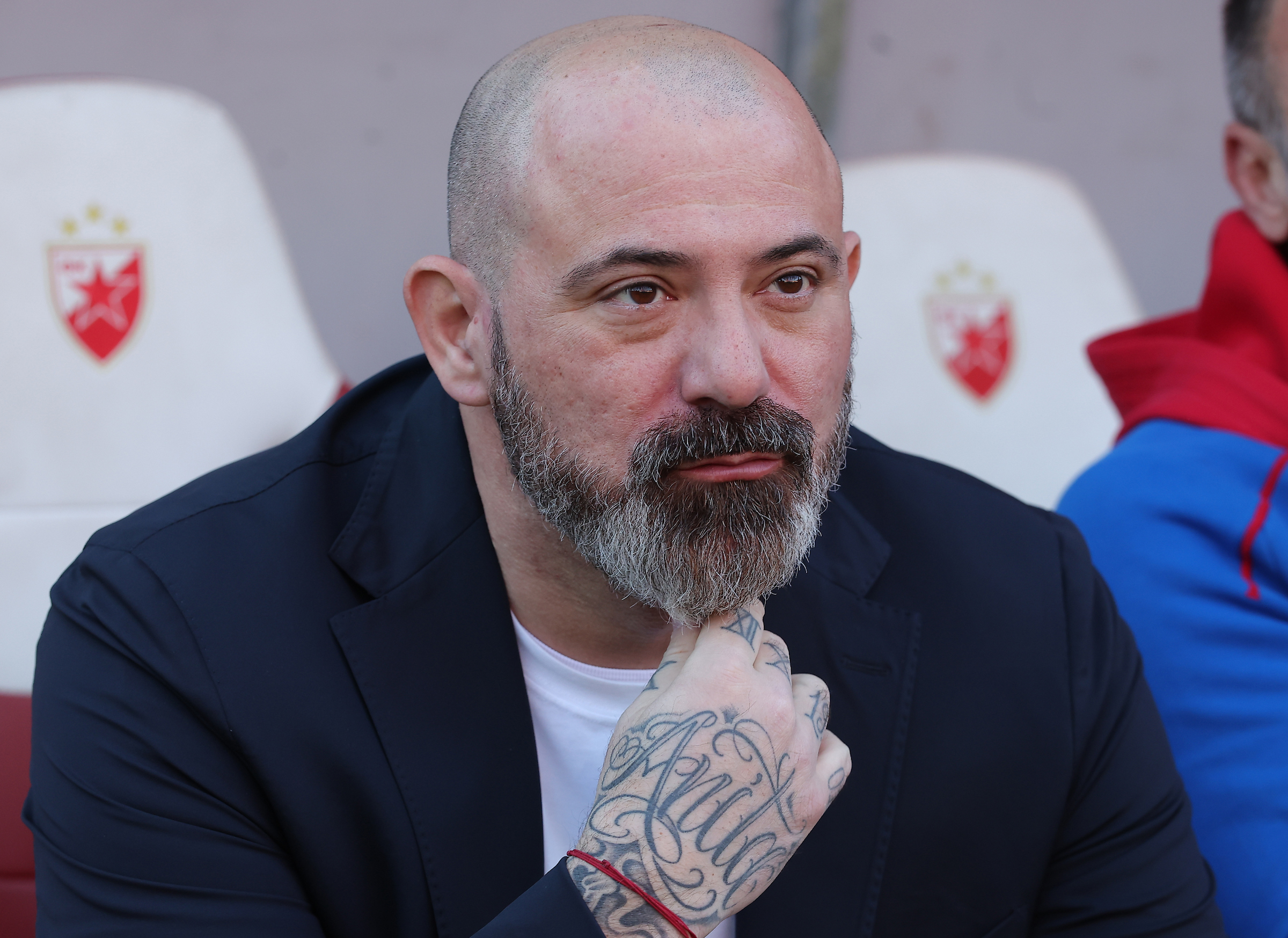 Belgrade, Serbia. March 8th 2026. Crvena Zvezda's head coach Dejan Stankovic