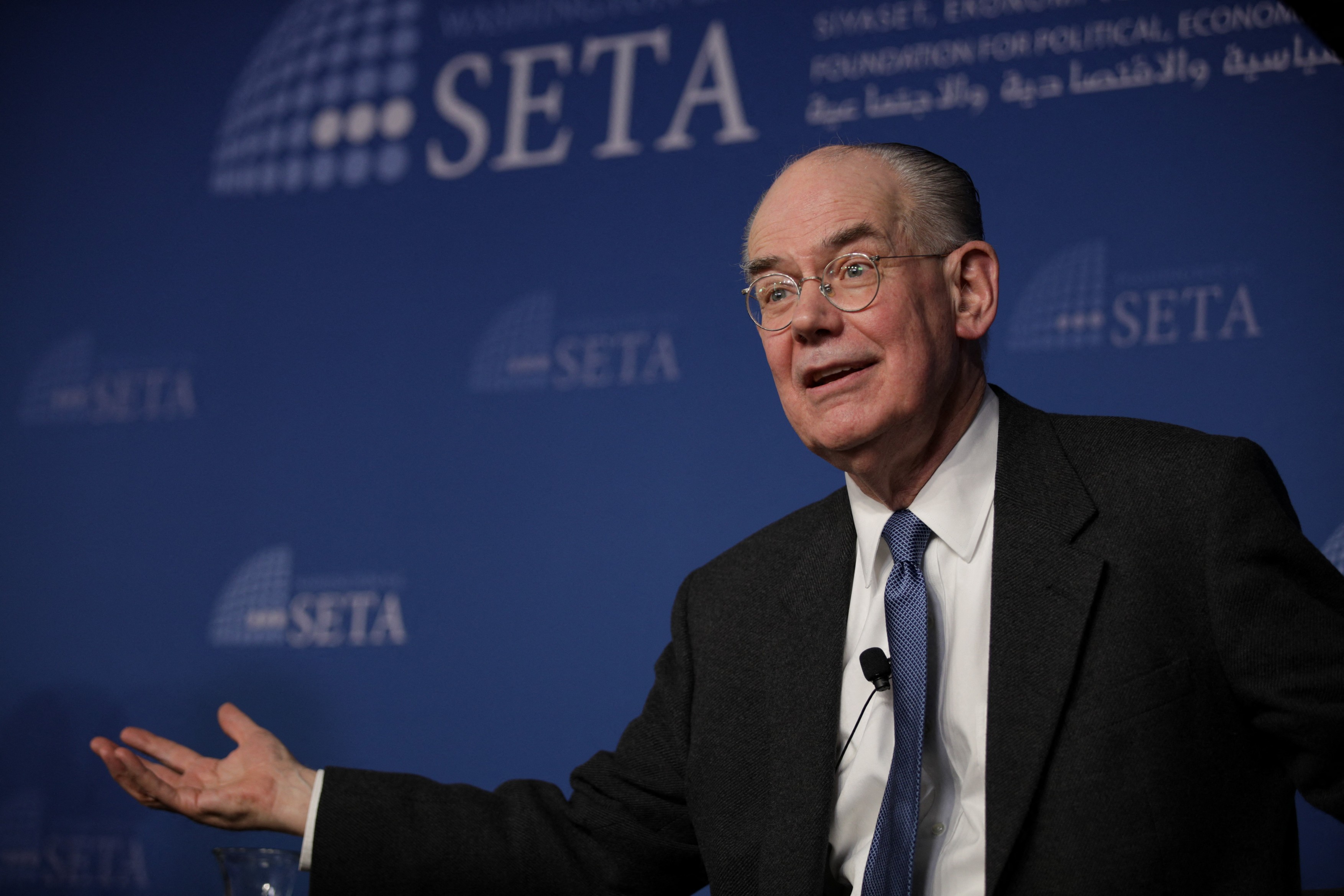 WASHINGTON, USA - FEBRUARY 21 :  John Mearsheimer speaks