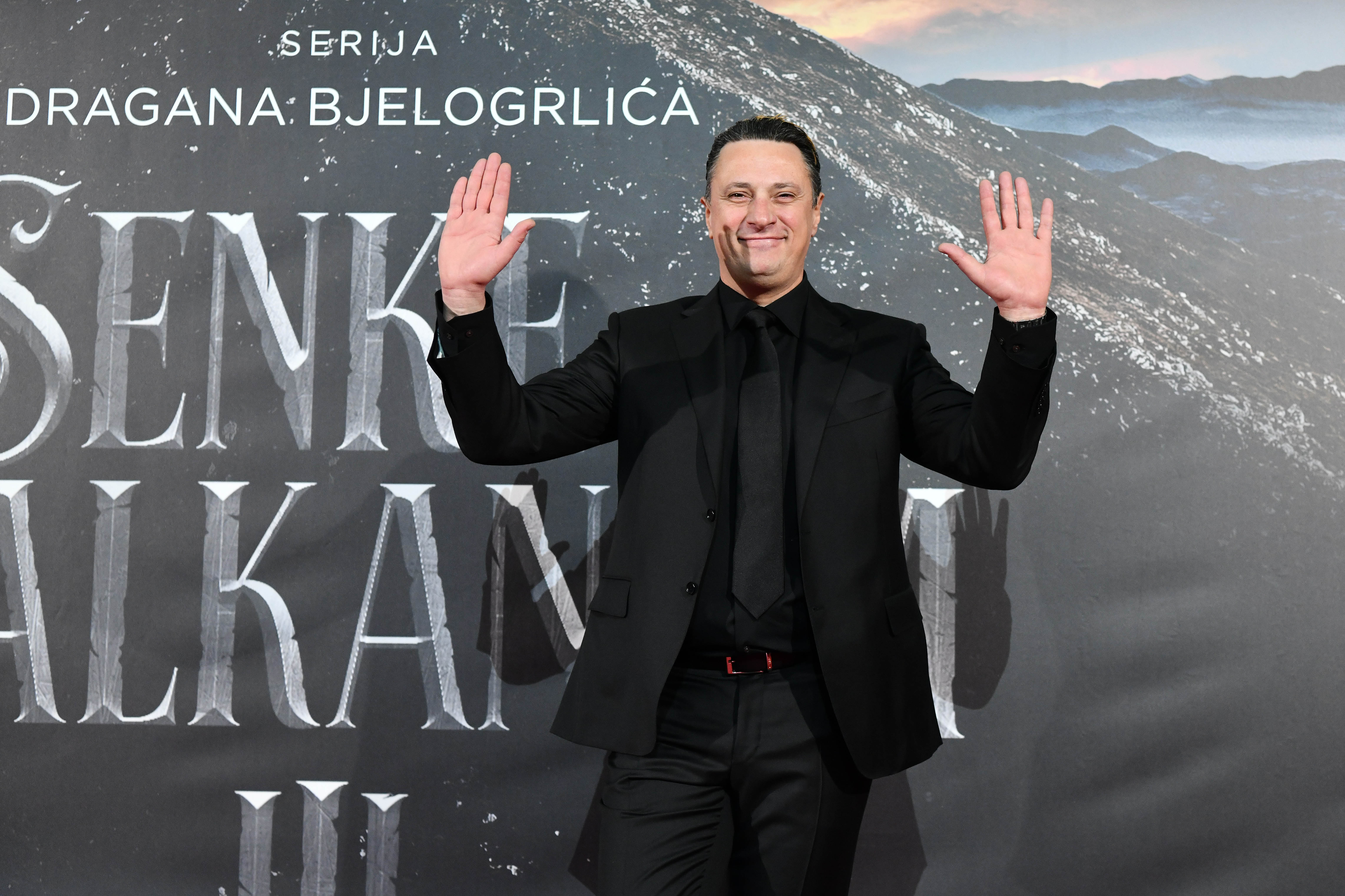 Beograd 16.03.2026. Andrija Milošević. Premijera prve epizode treće sezone domaće serije Senke nad Balkanom, u MTS dvorani. Serija Senke nad Balkanom 3, premijera, prva epizoda Foto: Goran Srdanov/Nova.rs