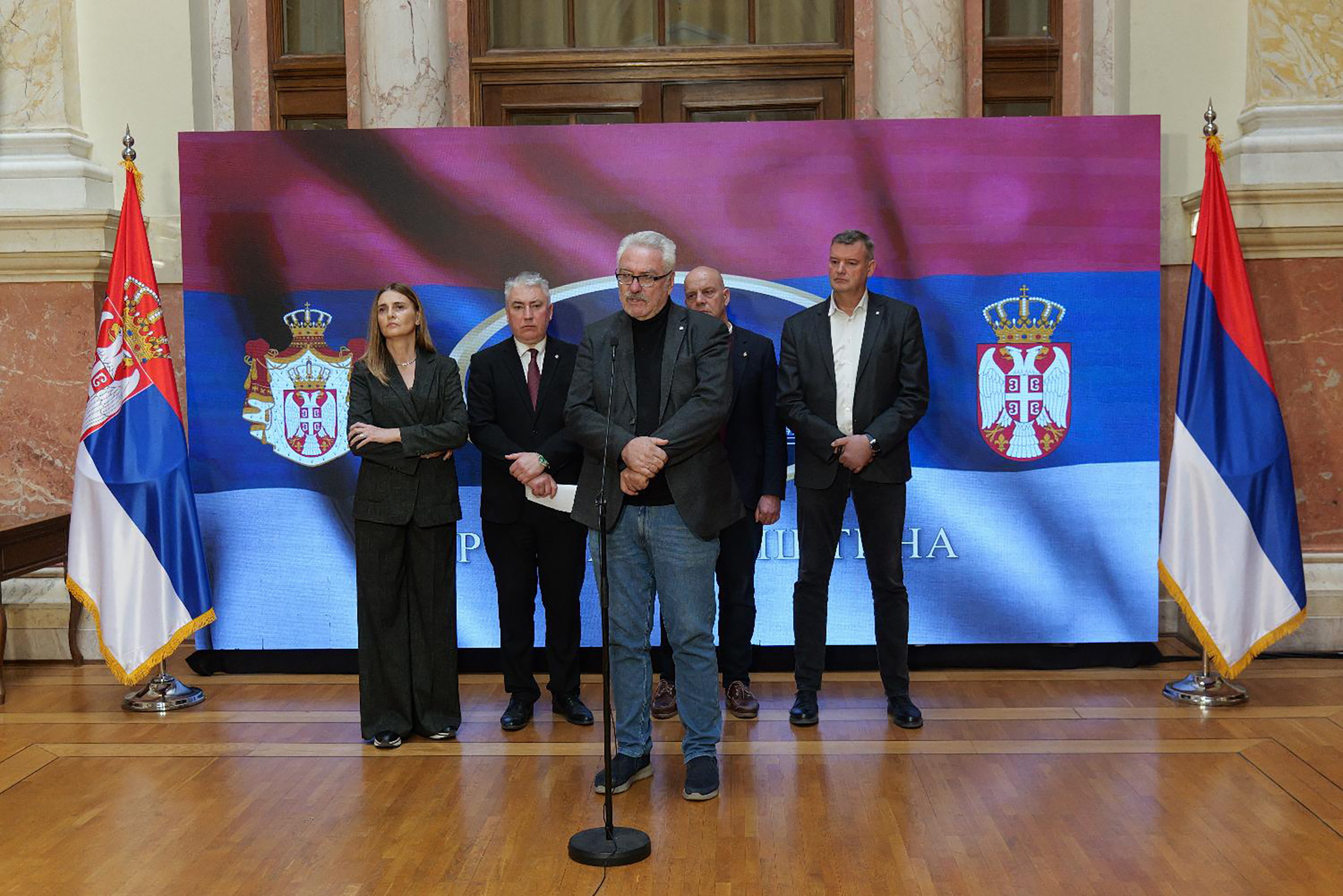 Mesto: BeogradDatum: Tue Mar 17 11:44:17 CET 2026Dogadjaj: POLITIKA - Konferencija poslaničke grupe "Mi snaga naroda" na temu Zakona o strancima i položaj Srba na Kosovu i MetohijiFotoreporter: Milica VučkovićLičnosti: Branimir NestorovićIzvor: FoNet