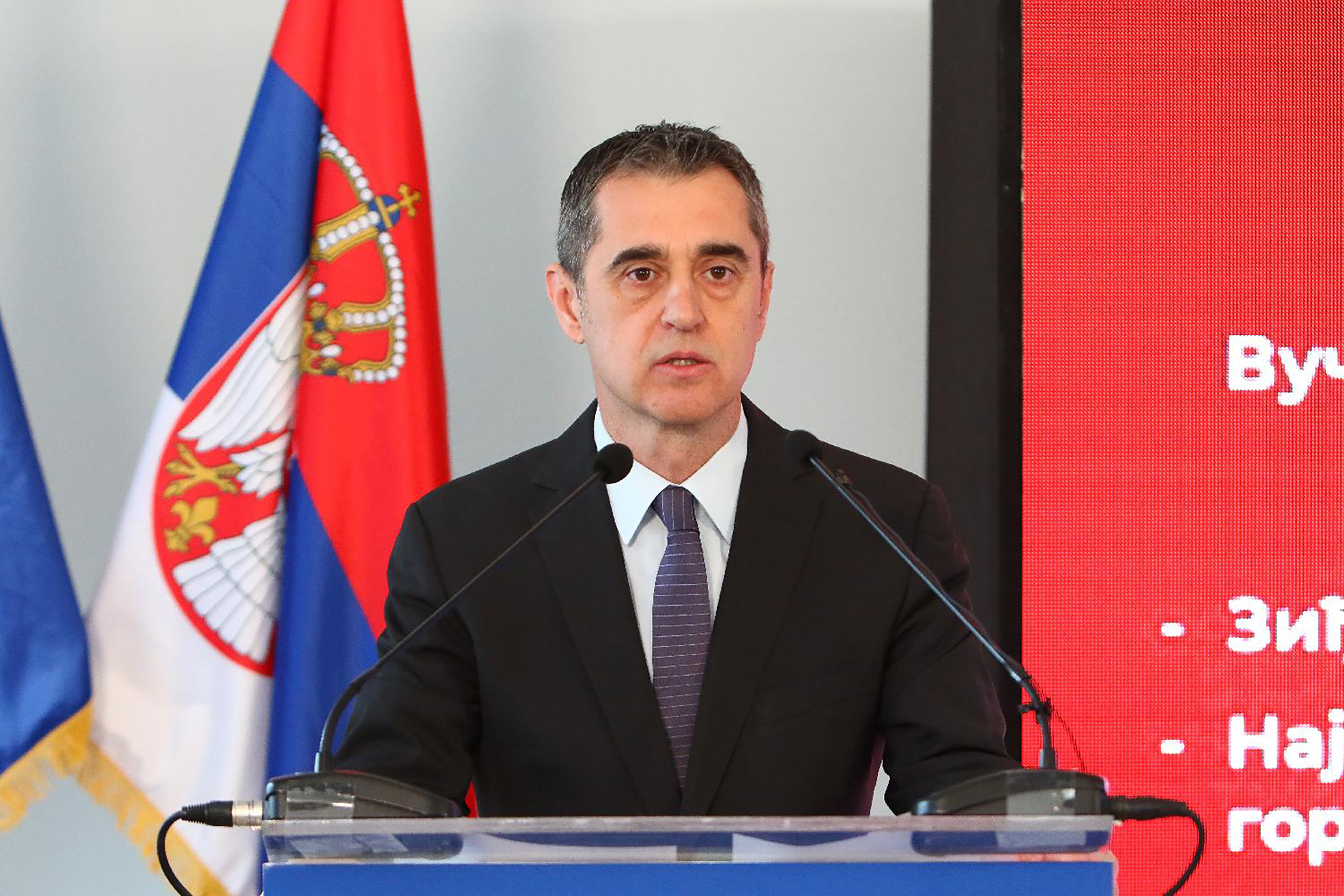 Mesto: BeogradDatum: Wed Mar 18 14:33:15 CET 2026Dogadjaj: POLITIKA - Konferencija za novinare Stranke slobode i pravde na temu "Srbija 2030"Fotoreporter: Milica VučkovićLičnosti: Dušan NikezićIzvor: FoNet