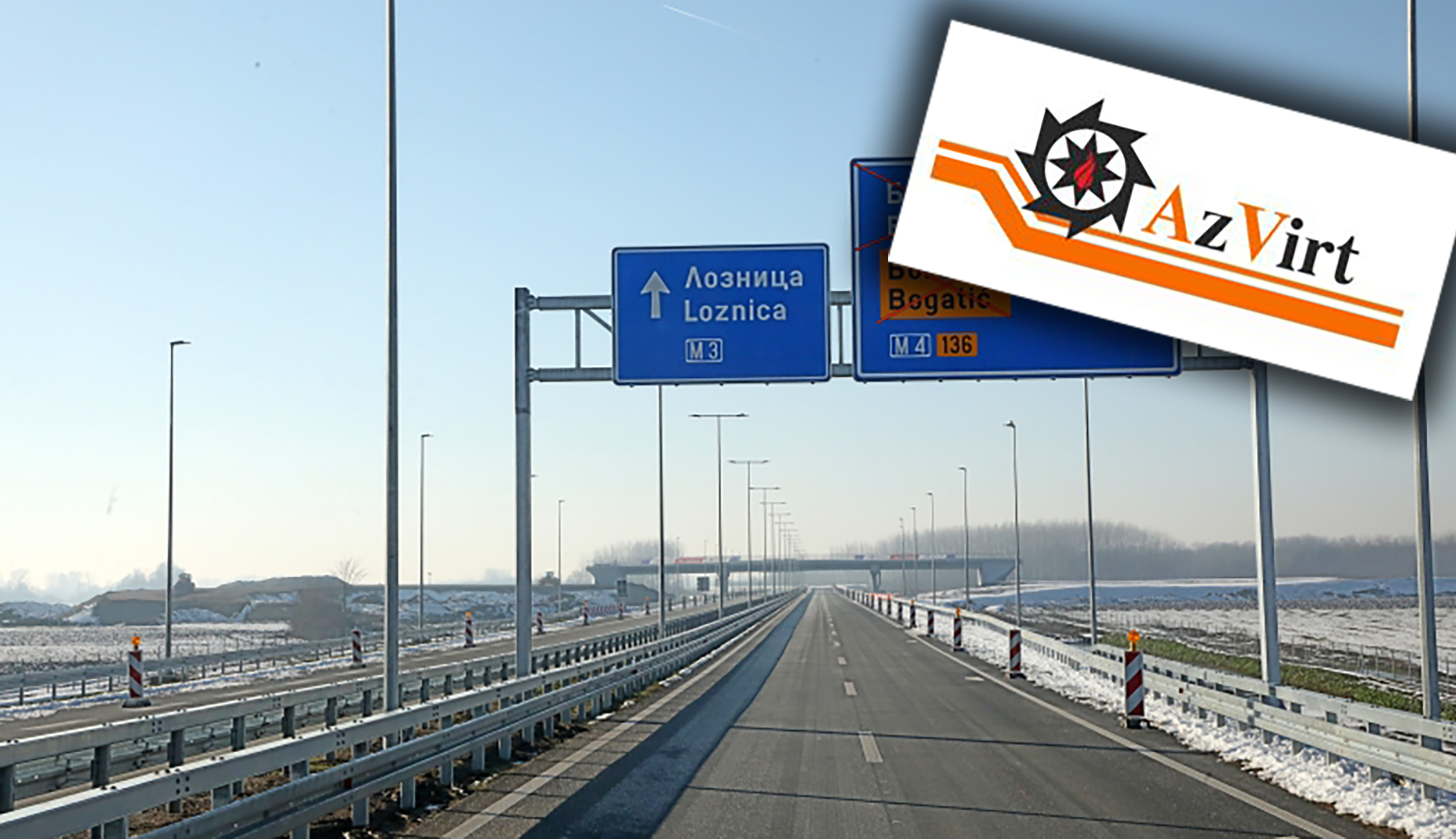 kombo autoput Ruma-Šabac-Loznica + firma Azvirt