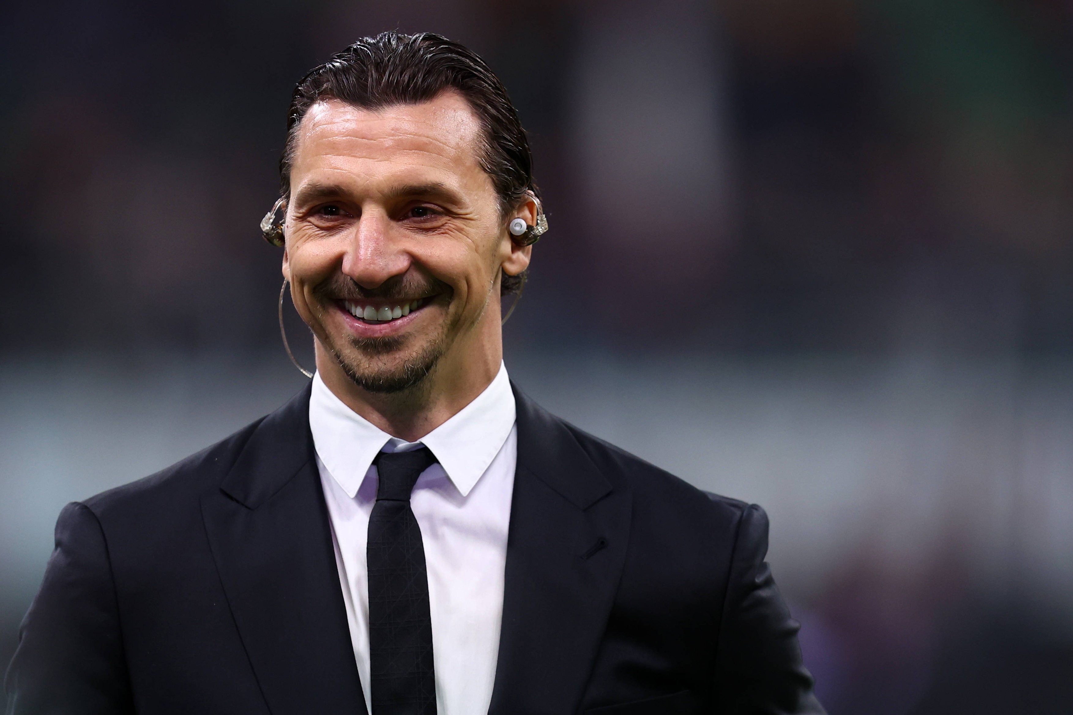 Former football player Zlatan Ibrahimovic