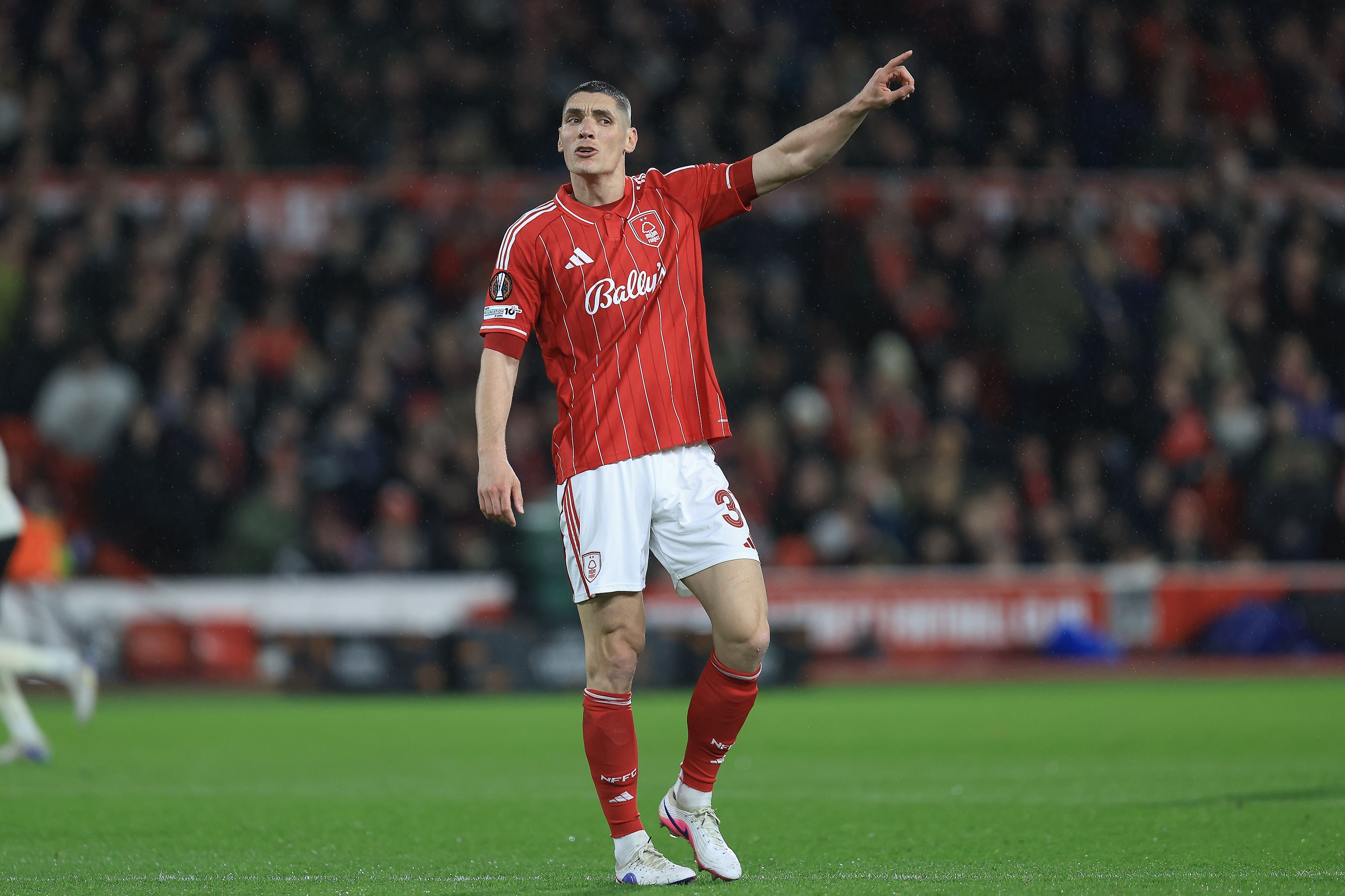 Nikola Milenkovic of Nottingham Forest