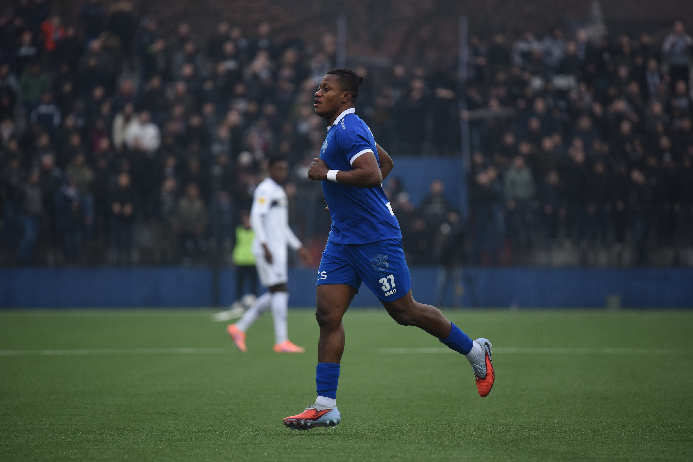 Surdulica, Serbia. 7th Feb, 2026. Sadick Abubakar  during Serbian Superleague football match between Partizan and Radnik Surdulica on February 7. 2025. in Surdulica, Serbia.(photo by Pedja Milosavljevic/STARSPORT ©)