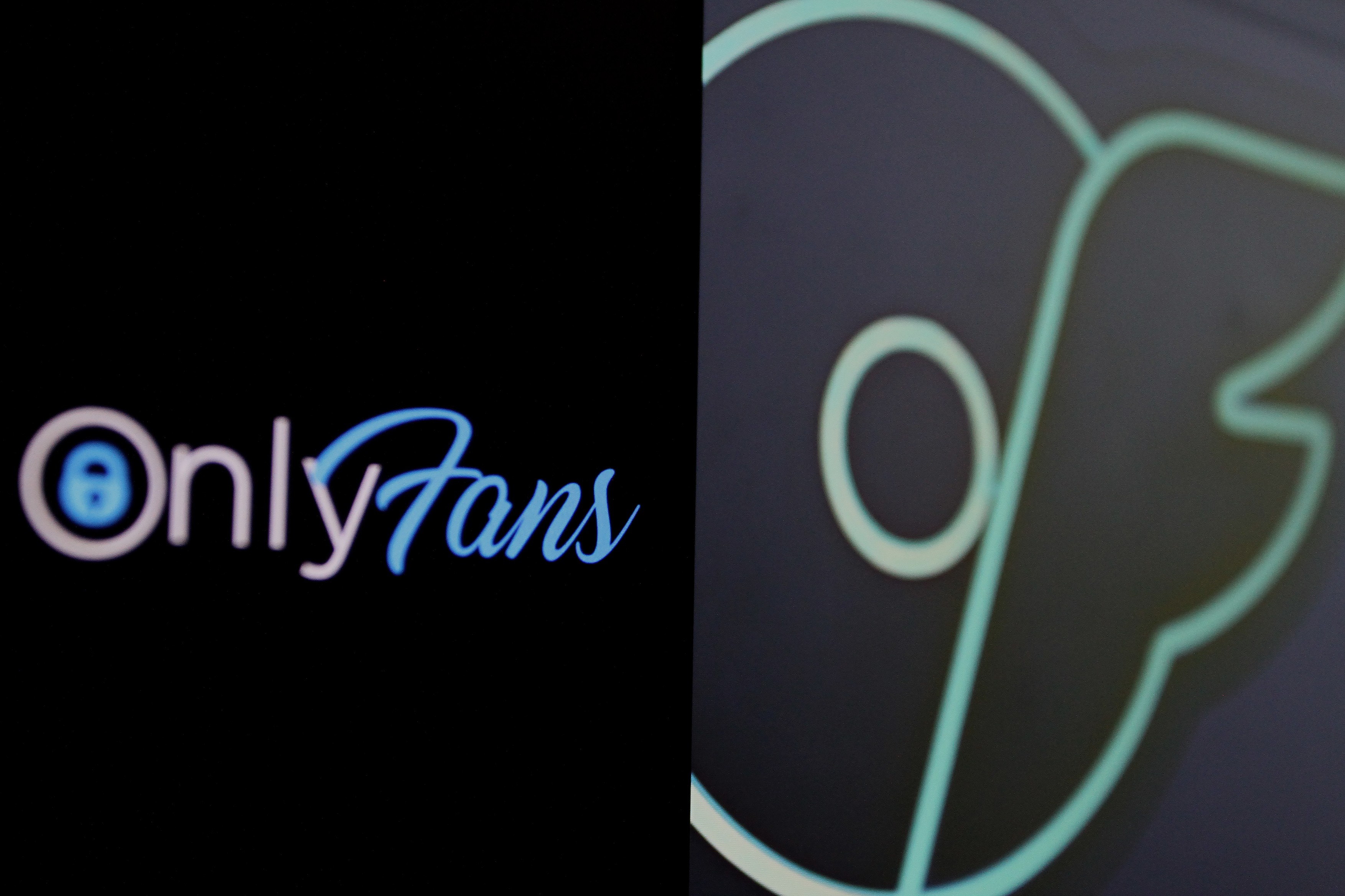 logo of London-based content subscription service, OnlyFans
