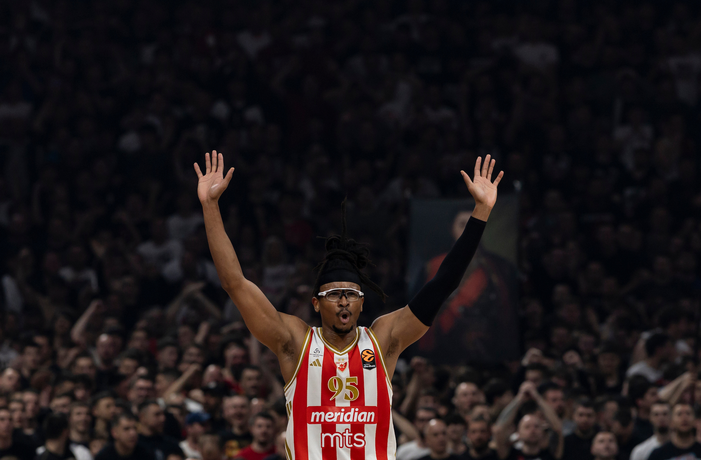 Chima Moneke, #95 of Crvena Zvezda Belgrade