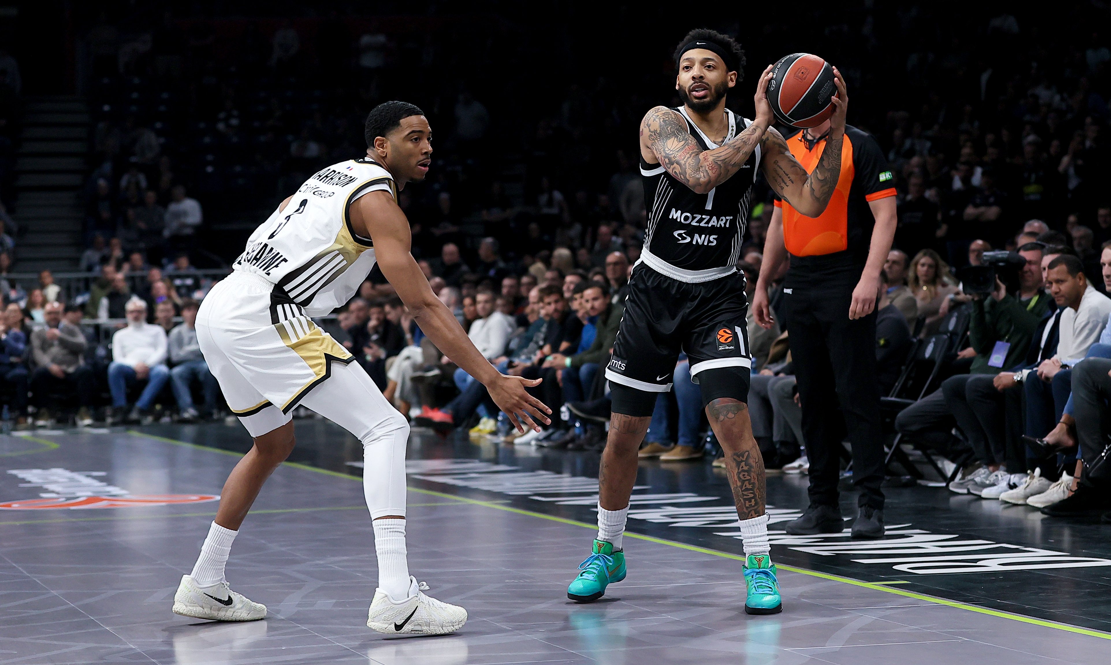 during Partizan v Asvel