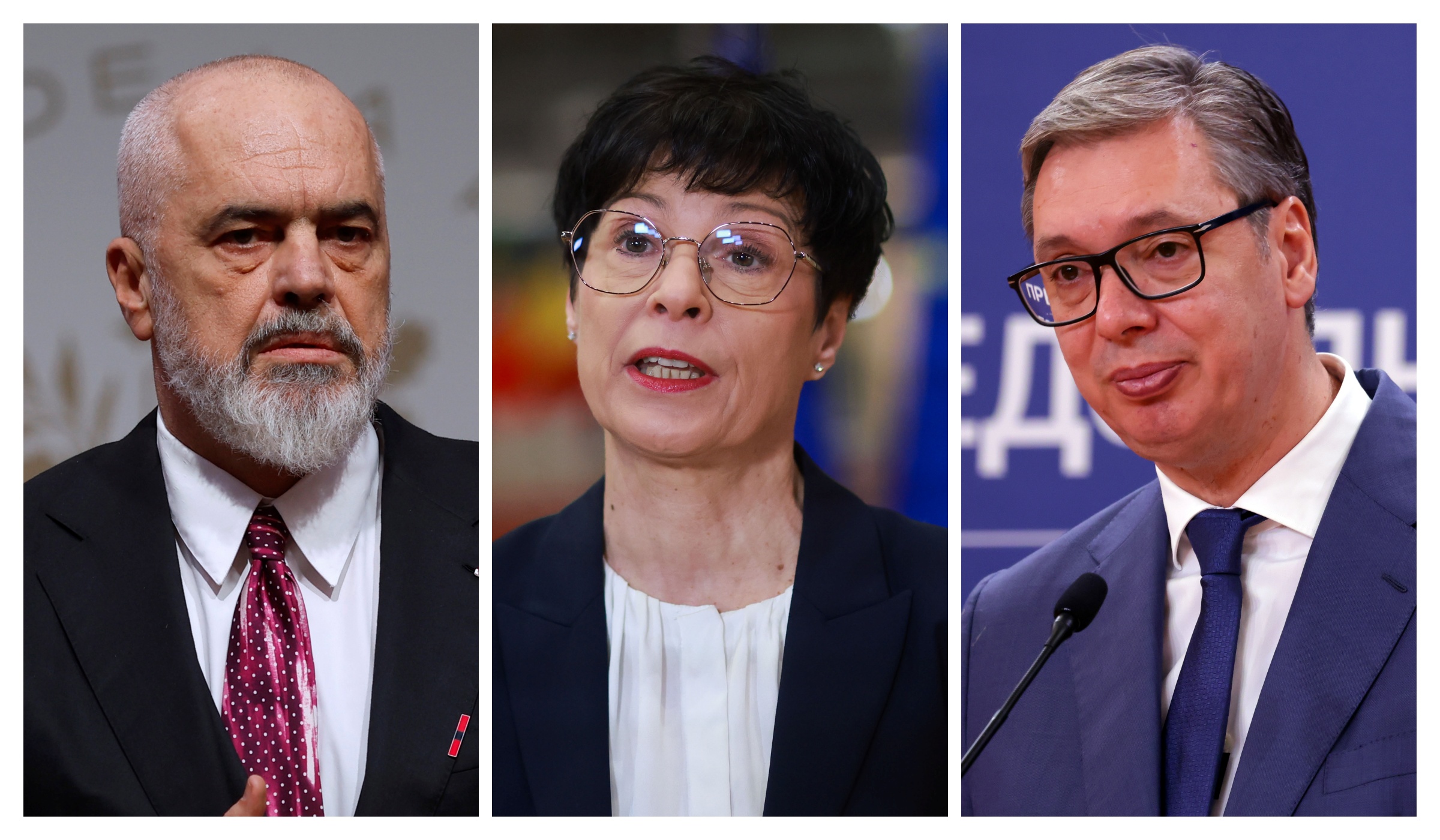 Marta Kos, Edi rama i Vučić kombo