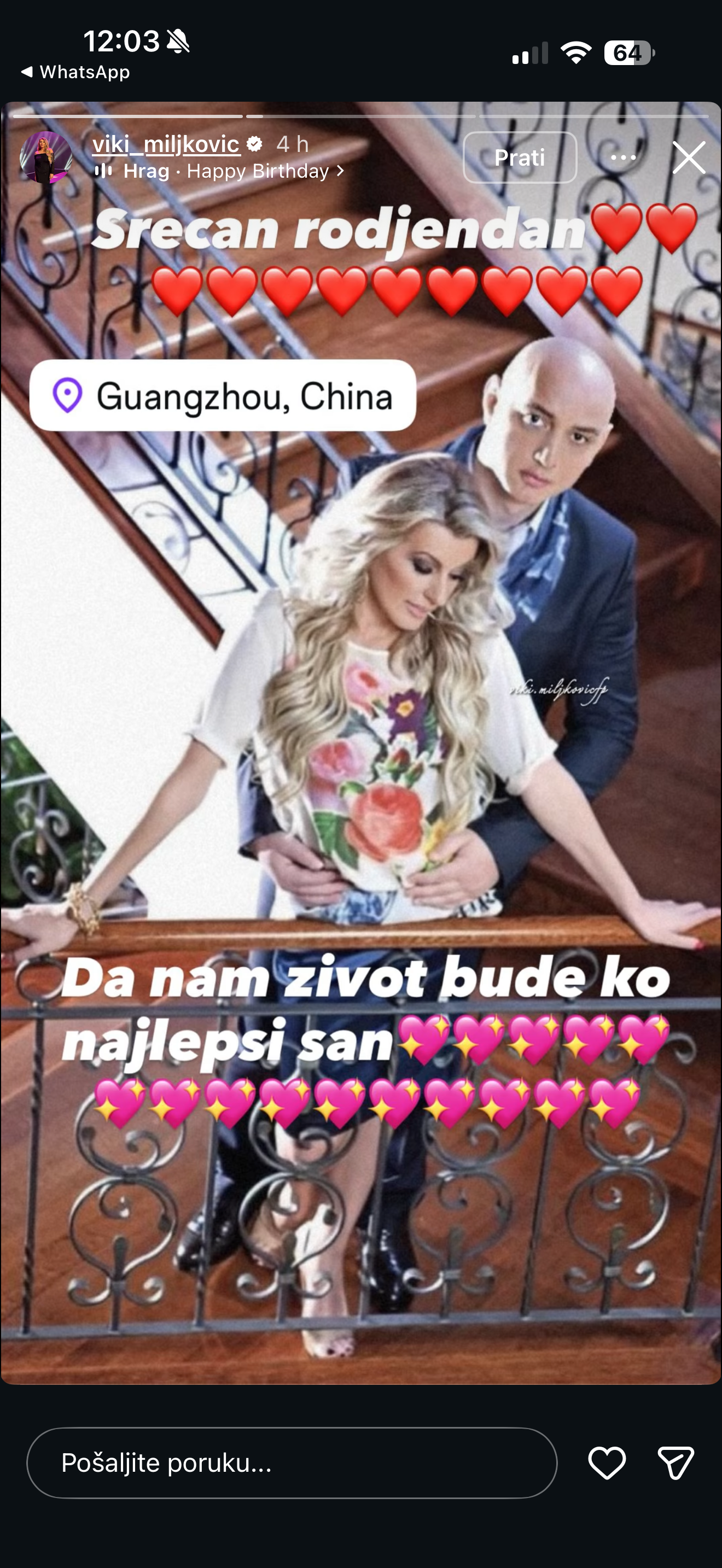 Foto: Printskrin Instagram viki_miljkovic