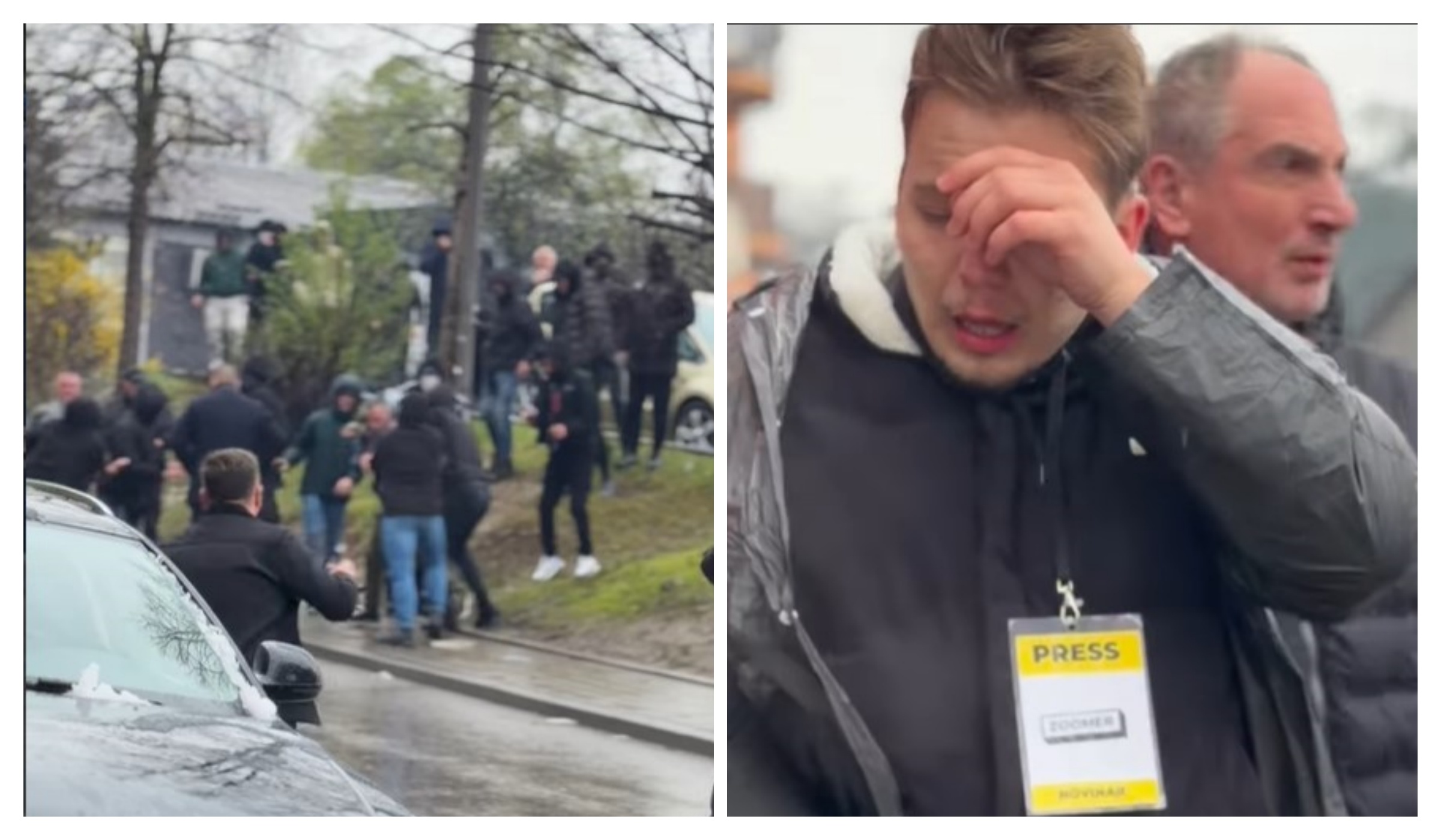 Bajina Bašta, Napad maskiranih na novinare kod Golda u Bajinoj Basti. Darko Gligorijevic je fizicki napadnut , Ivani oduzet fotoaparat.