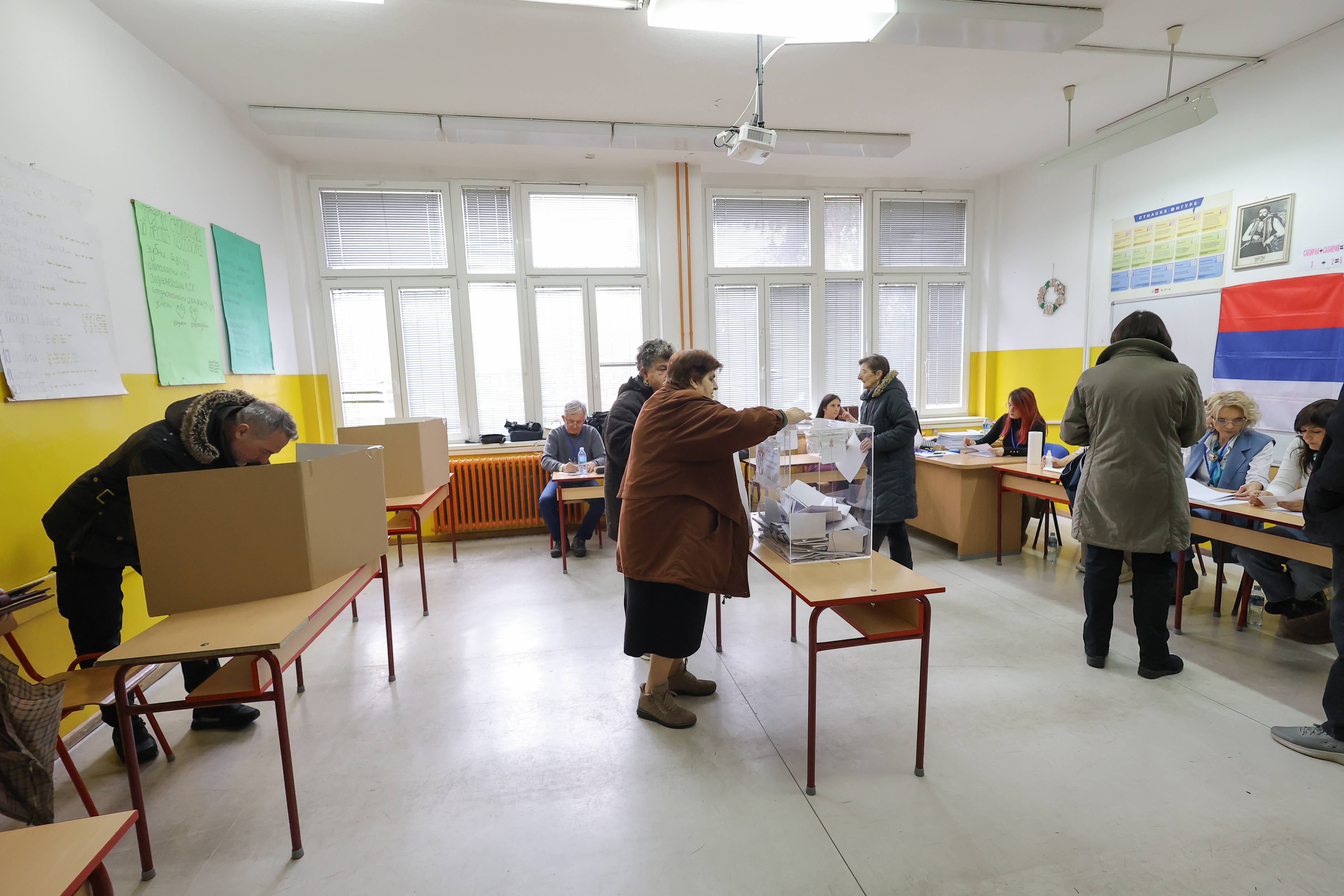 Sevojno, 29.03.2026. - Biracka mesta u Sevojnu otvorena su jutros u 7.00