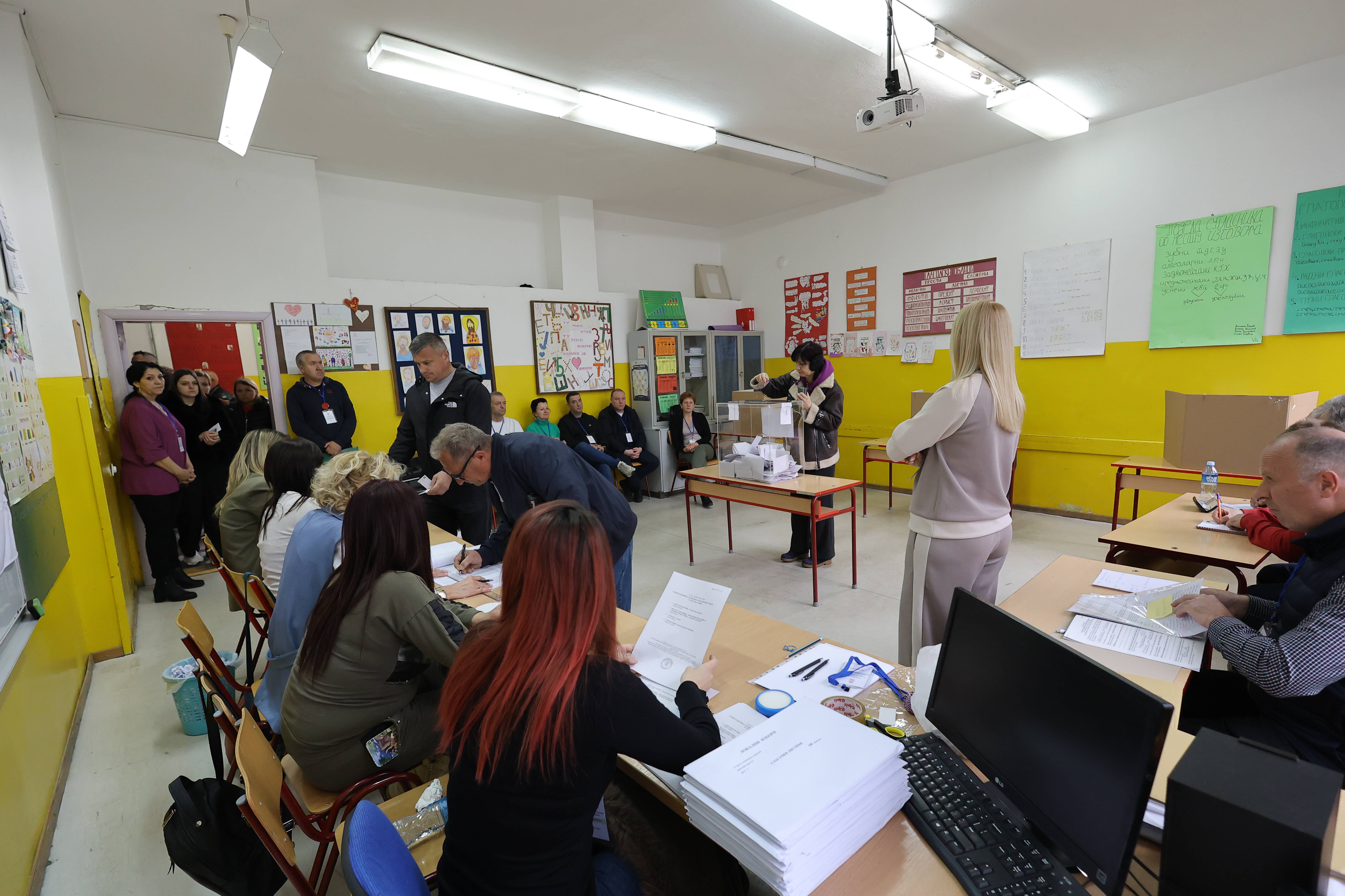 Sevojno, 29.03.2026. - Biracka mesta u Sevojnu otvorena su jutros u 7.00