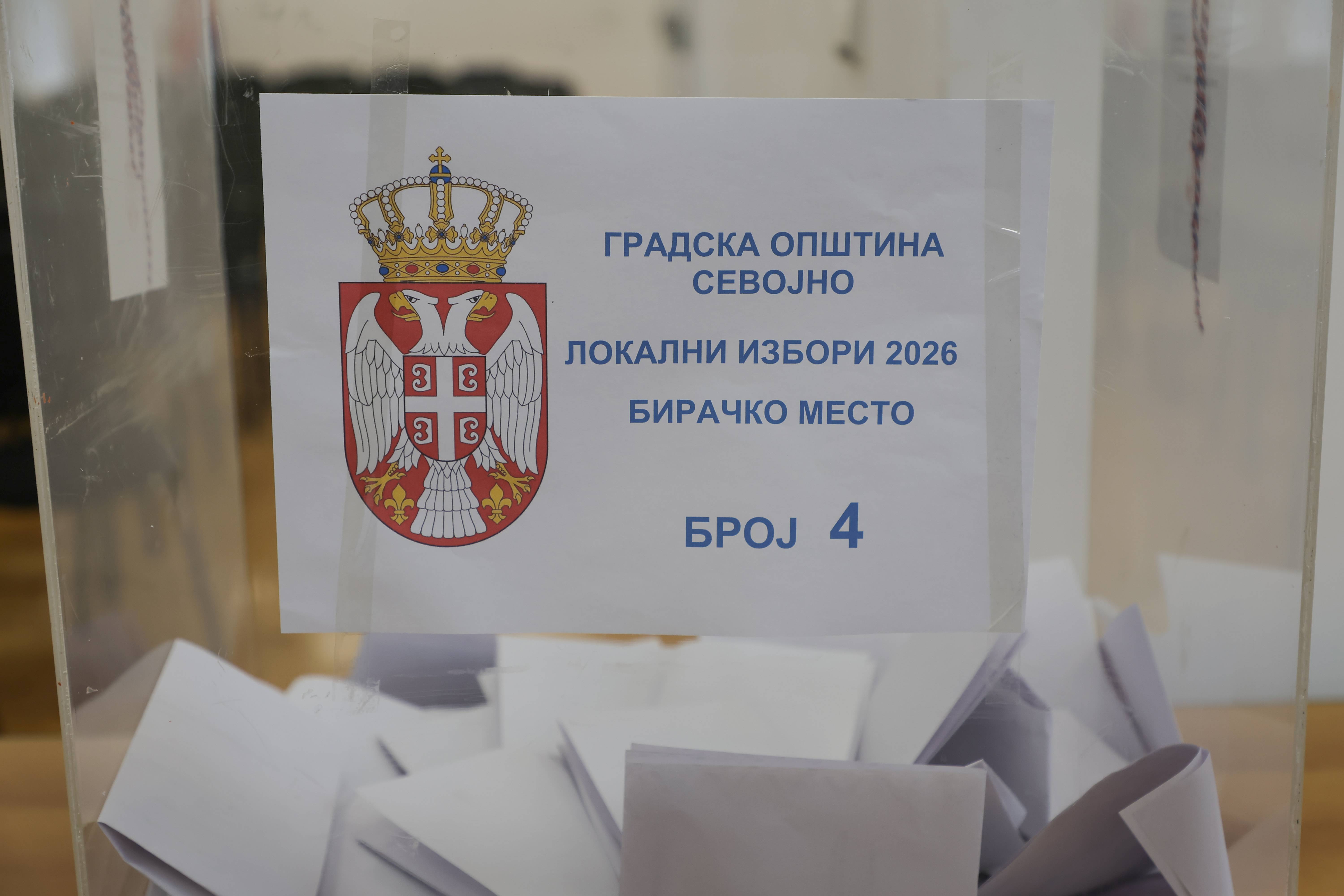 Sevojno, 29.03.2026. - Biracka mesta u Sevojnu otvorena su jutros u 7.00