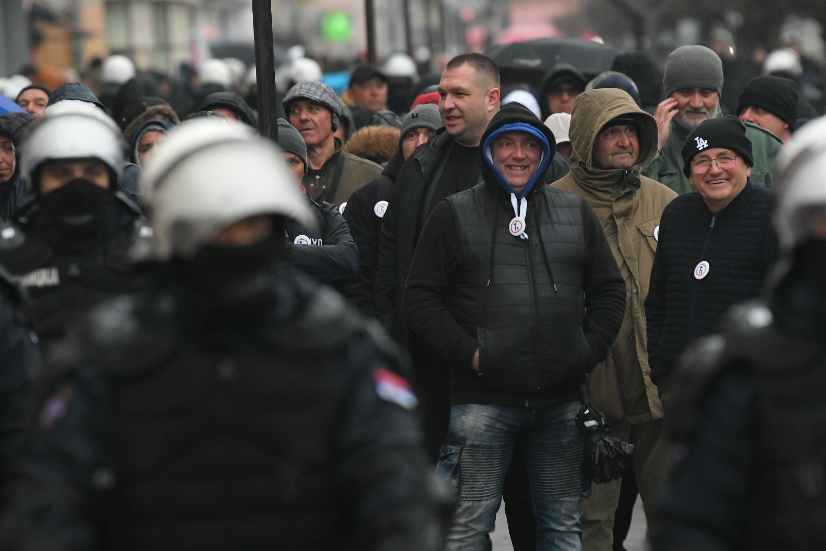 Crvenka izbori, policija incidenti