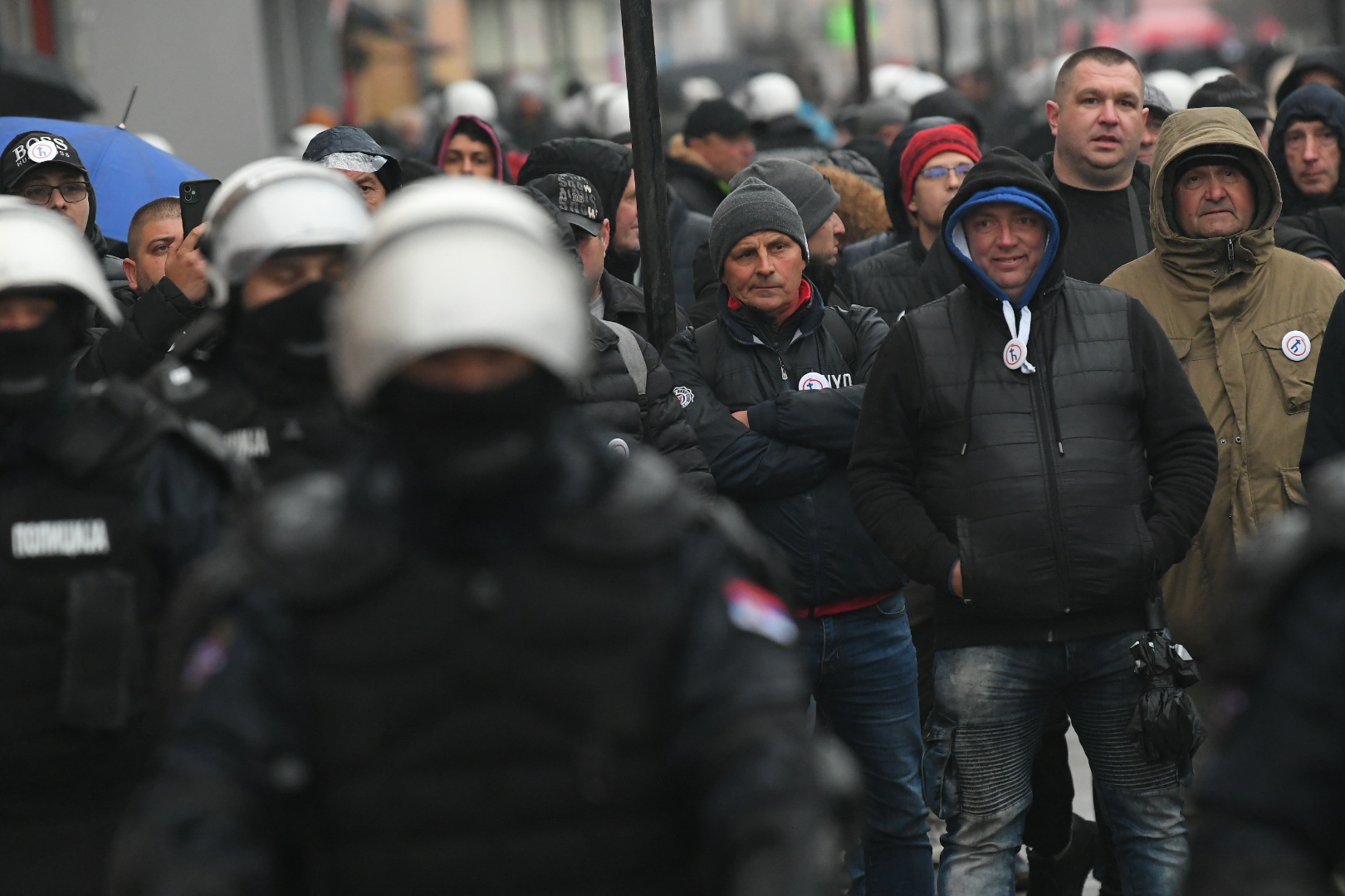 Crvenka izbori, policija incidenti