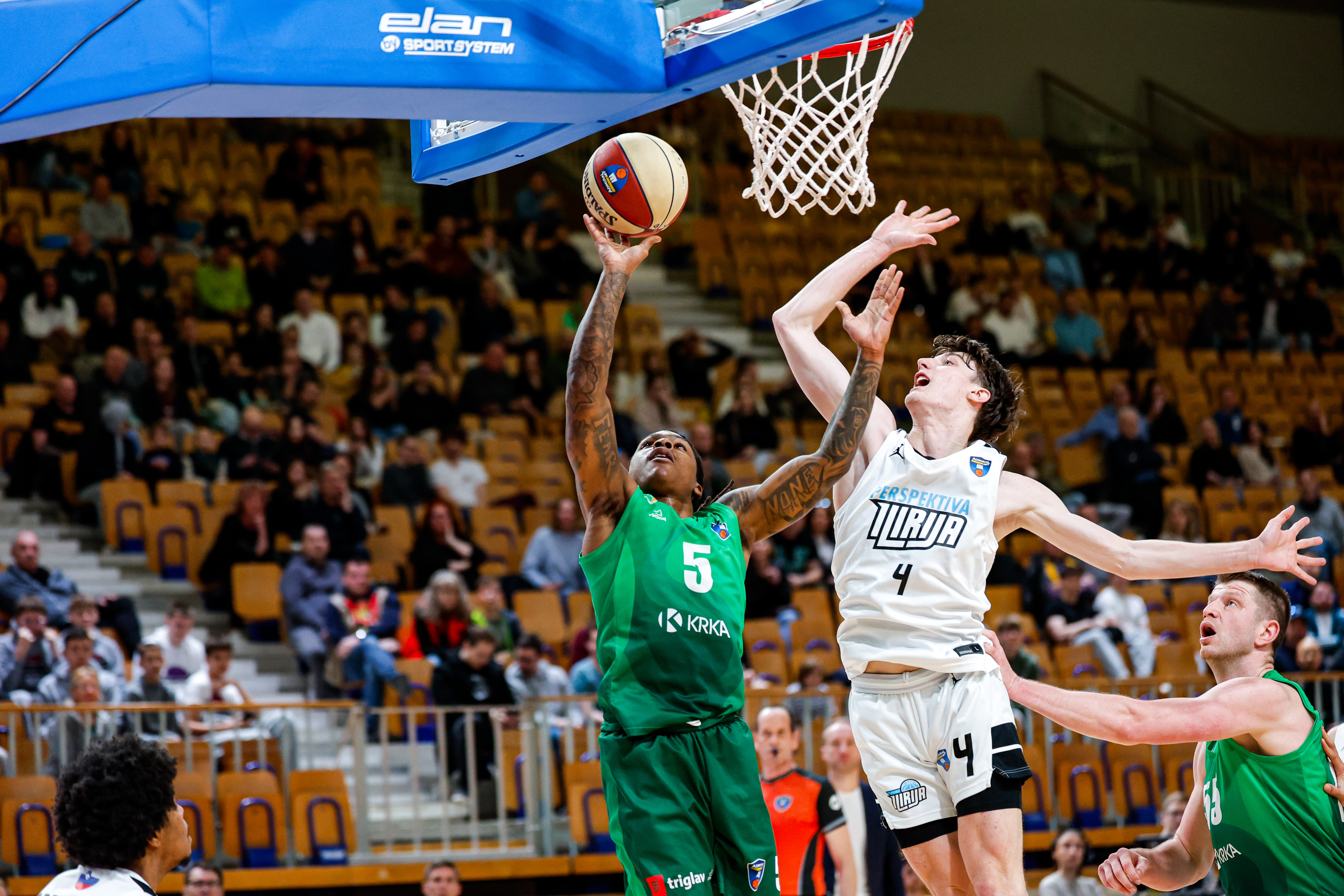 Ilirija - Krka, ABA liga 2026, Foto: ABA liga/Perspektiva Ilirija/Ales Fevzer