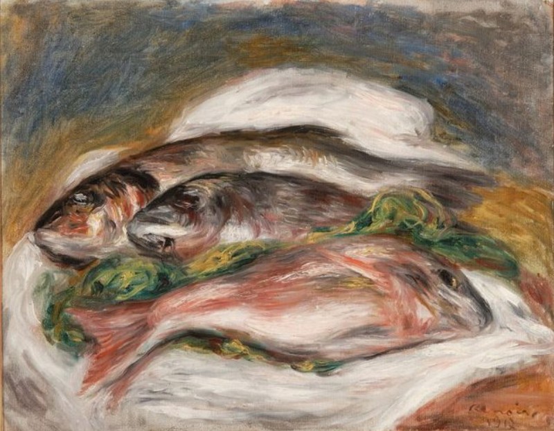 Les poissons Pierre Auguste Renoir