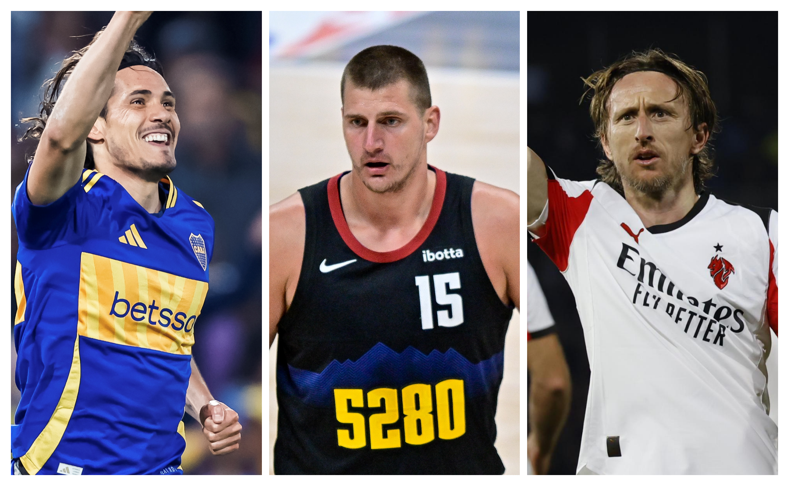 kombo Edinson Cavani, Nikola Jokic i Luka Modric