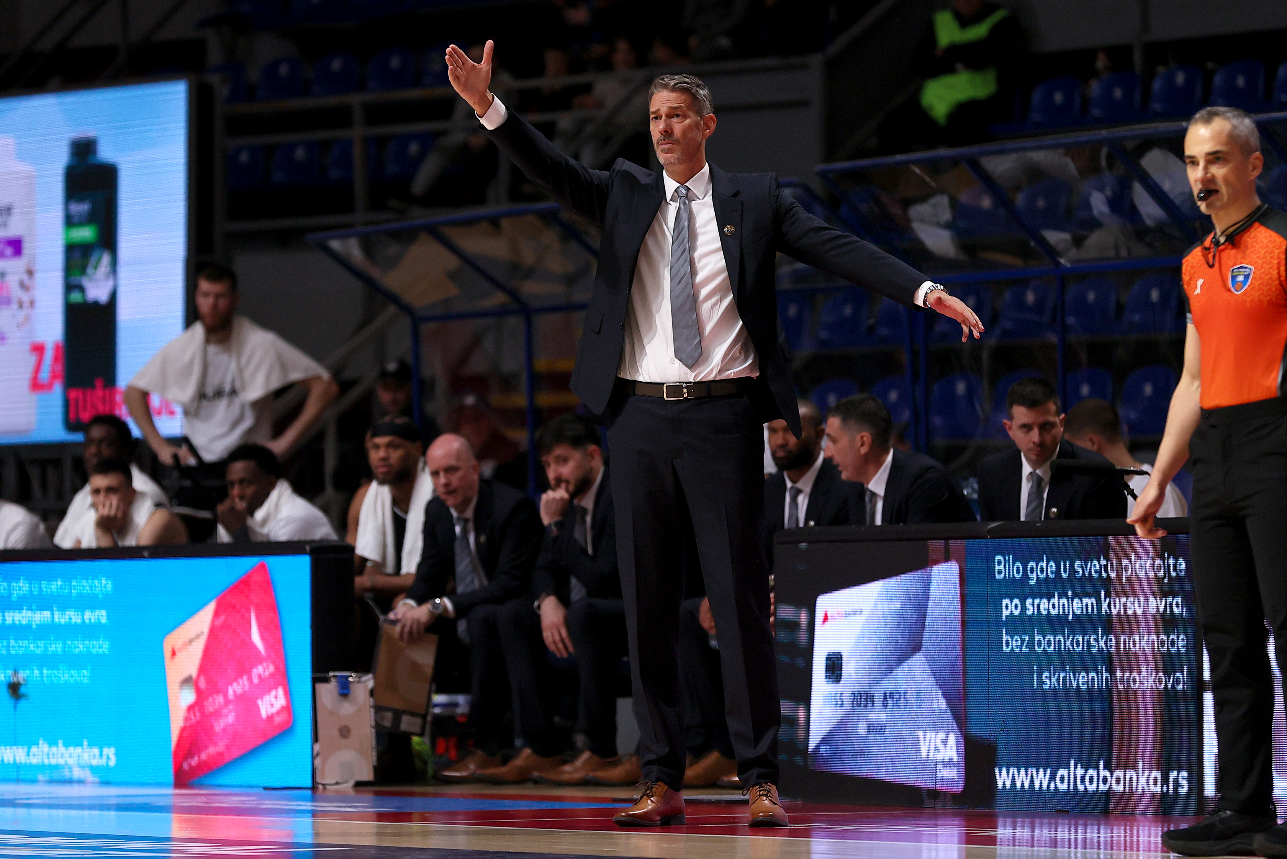 during Crvena Zvezda v Dubai Basketball