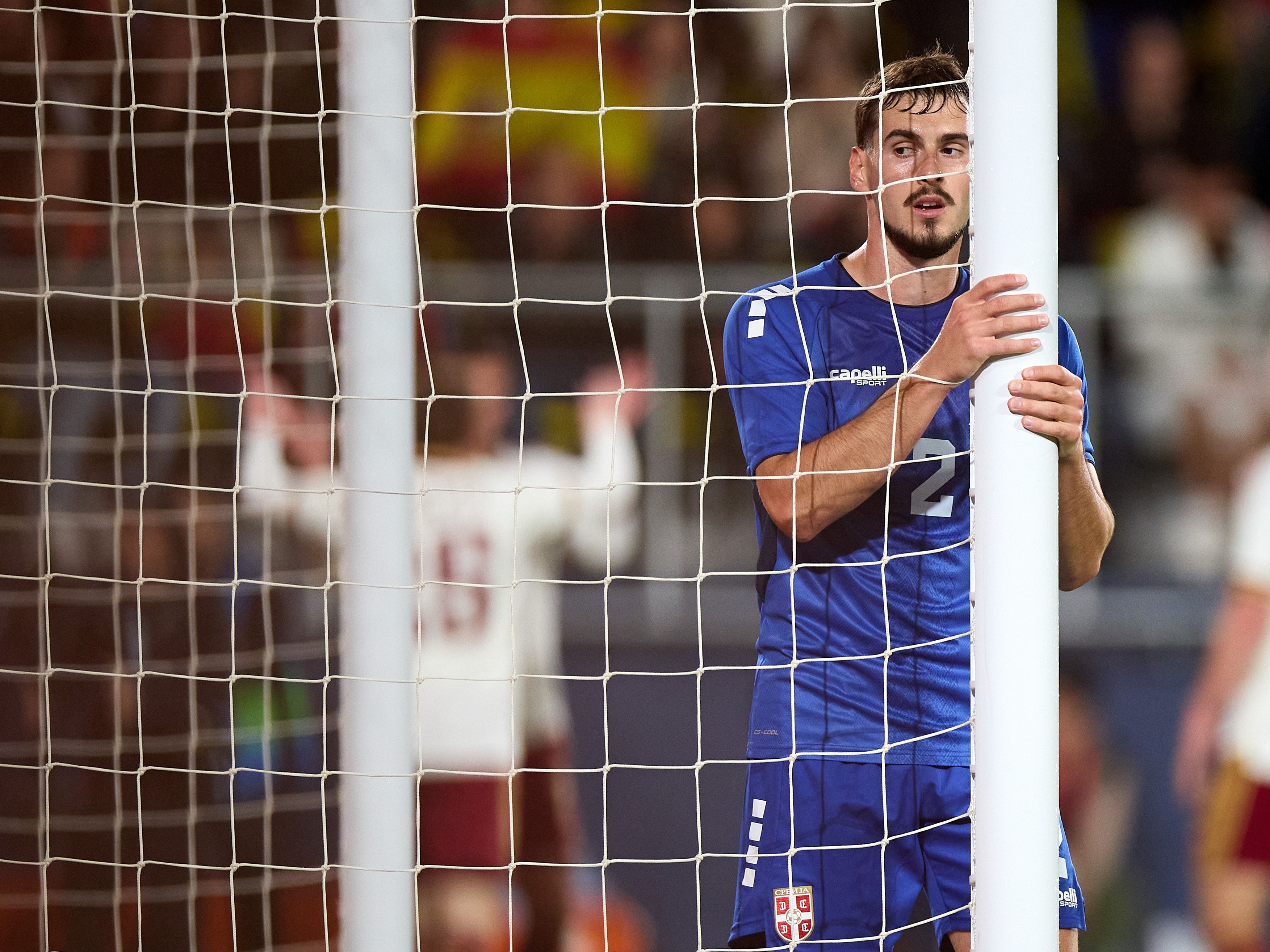Ognjen Mimovic of Serbia during the International Friendly match between Spain v Serbia at the Estadio de la Ceramica