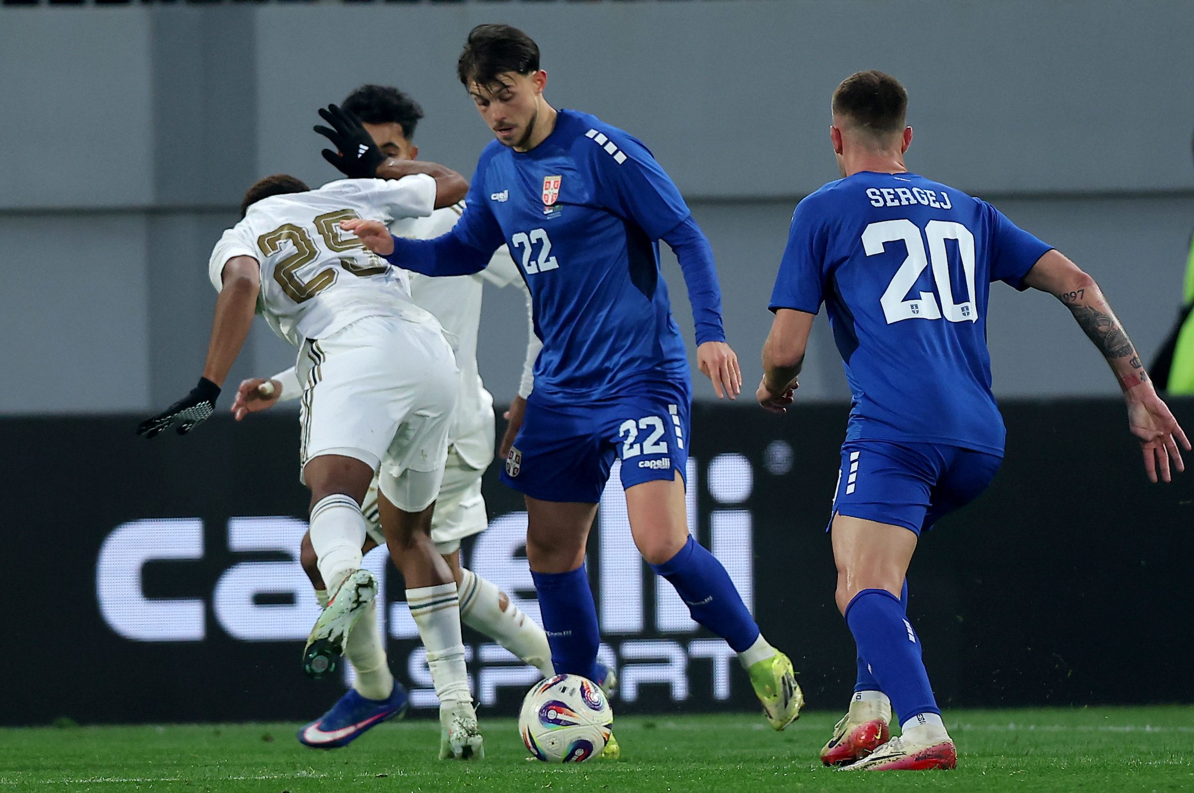 Backa Tolopa, Serbia. March 31nd 2026. during the nternational friendly football match between Serbia  and Saudi Arabia at TSC Arena on March 31. 2026. in Backa Topola, Serbia.(photo by Pedja Milosavljevic/STARSPORT ©)