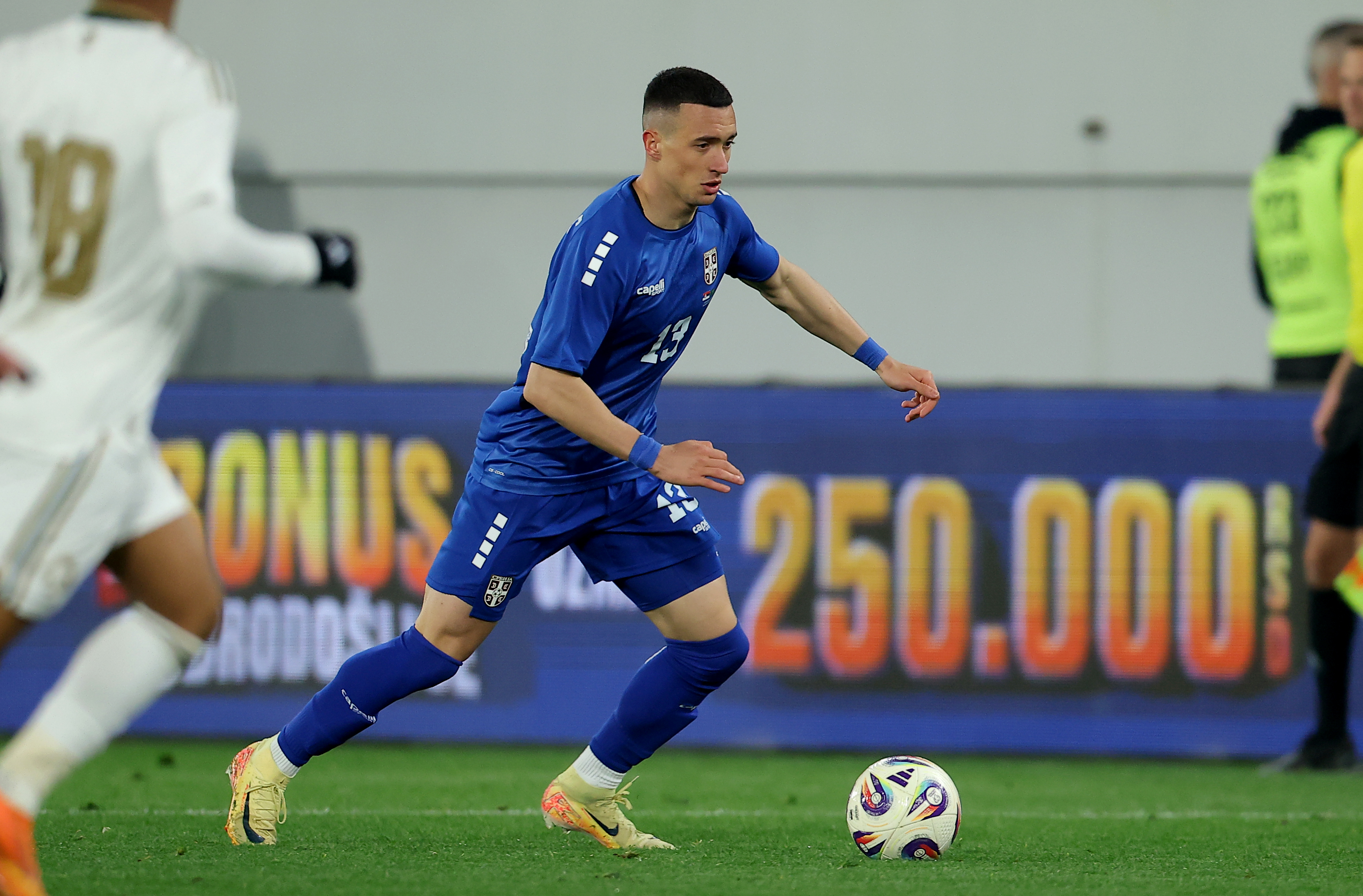 Backa Tolopa, Serbia. March 31nd 2026. during the nternational friendly football match between Serbia  and Saudi Arabia at TSC Arena on March 31. 2026. in Backa Topola, Serbia.(photo by Pedja Milosavljevic/STARSPORT ©)