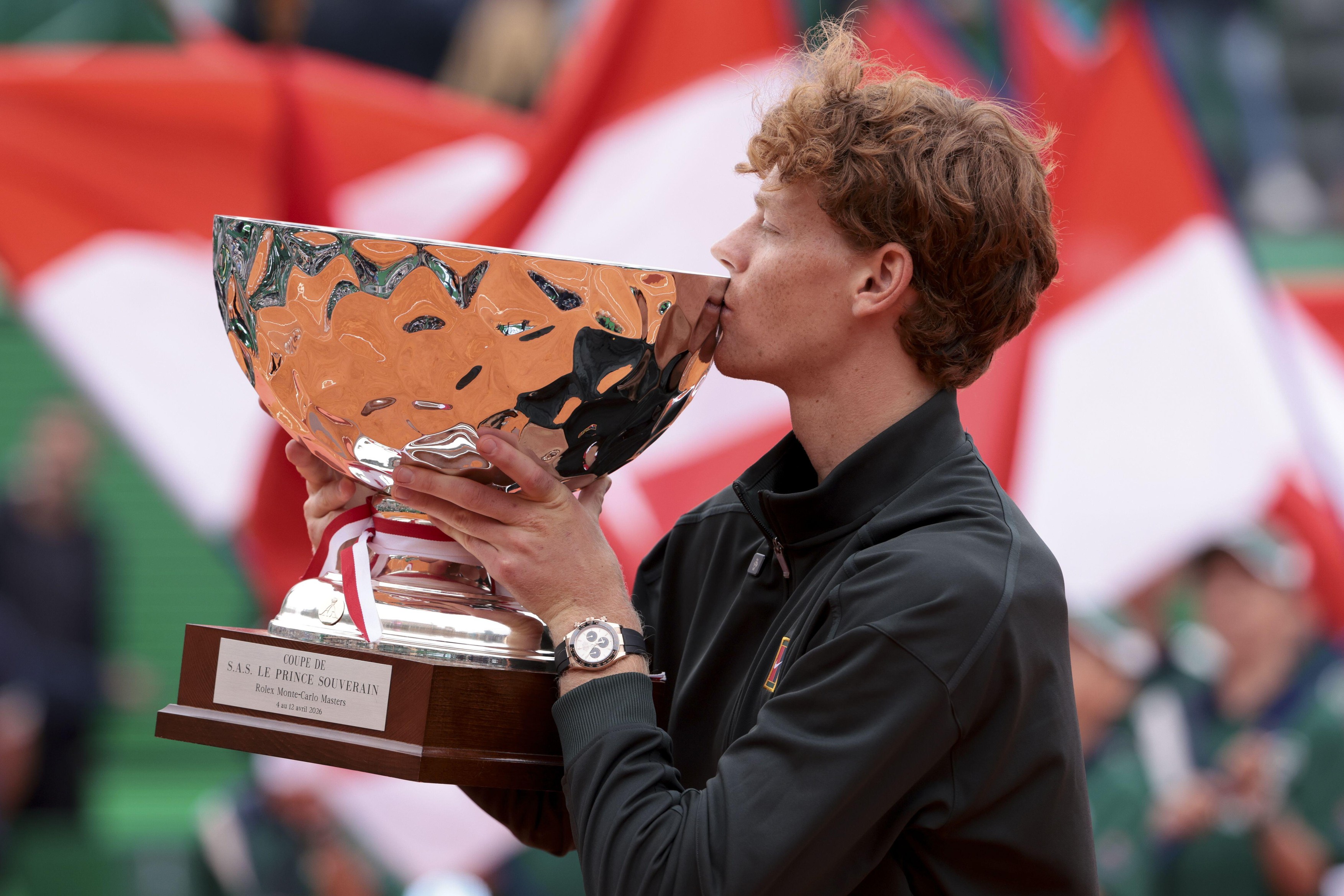 Jannik Sinner Monte Carlo title champion 2026