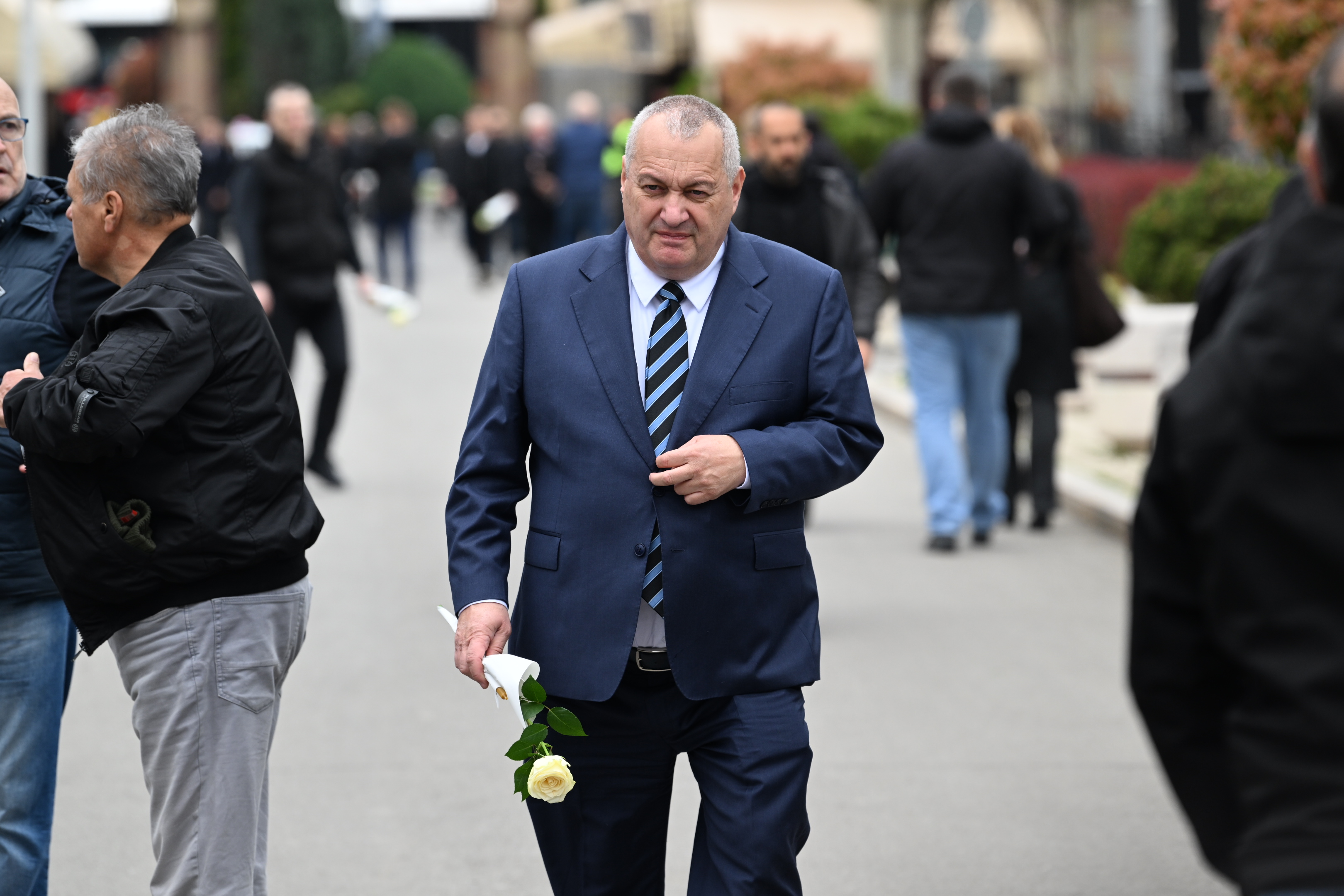 Beograd, 14.4.2026. Novo groblje, opelo i sahrana, Dule Vujošević, Duško Vujošević
