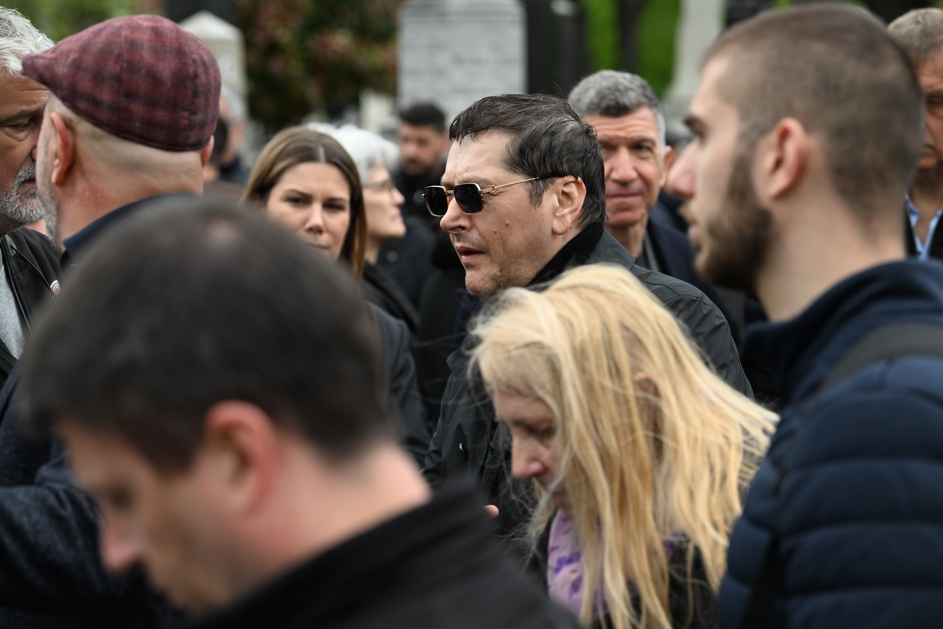 Beograd, 14.4.2026. Novo groblje, opelo i sahrana, Dule Vujošević, Duško Vujošević
