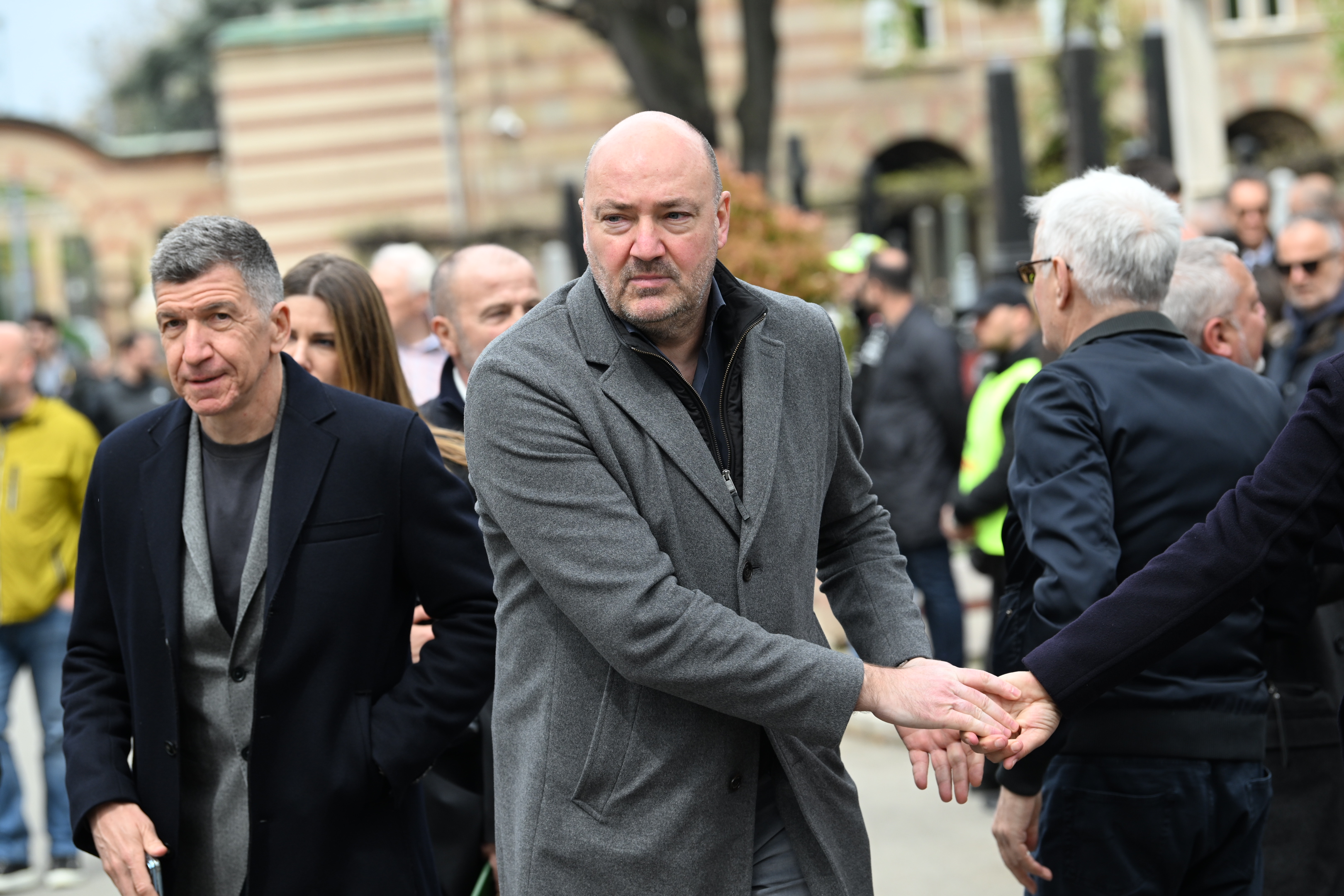 Beograd, 14.4.2026. Novo groblje, opelo i sahrana, Dule Vujošević, Duško Vujošević