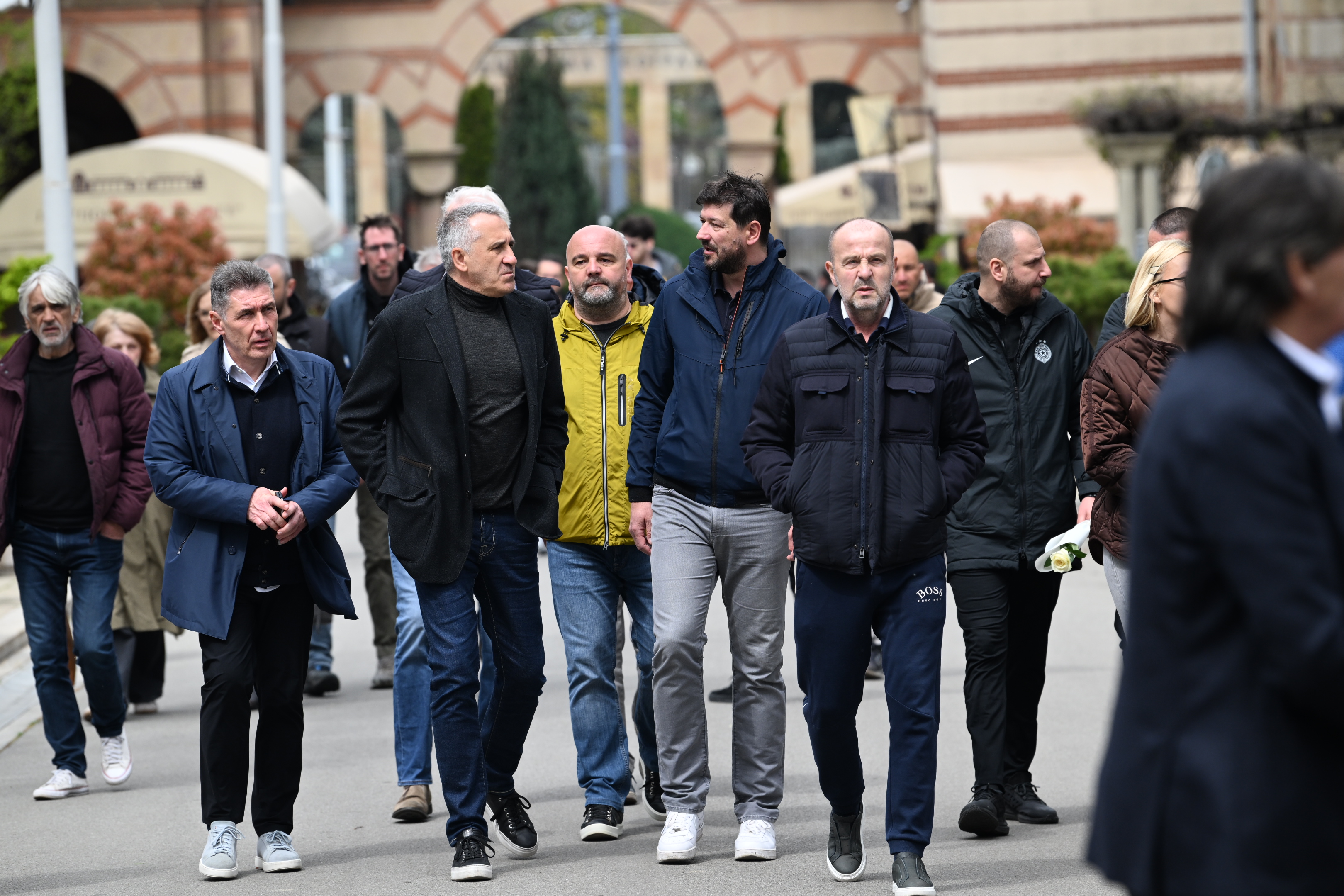 Beograd, 14.4.2026. Novo groblje, opelo i sahrana, Dule Vujošević, Duško Vujošević