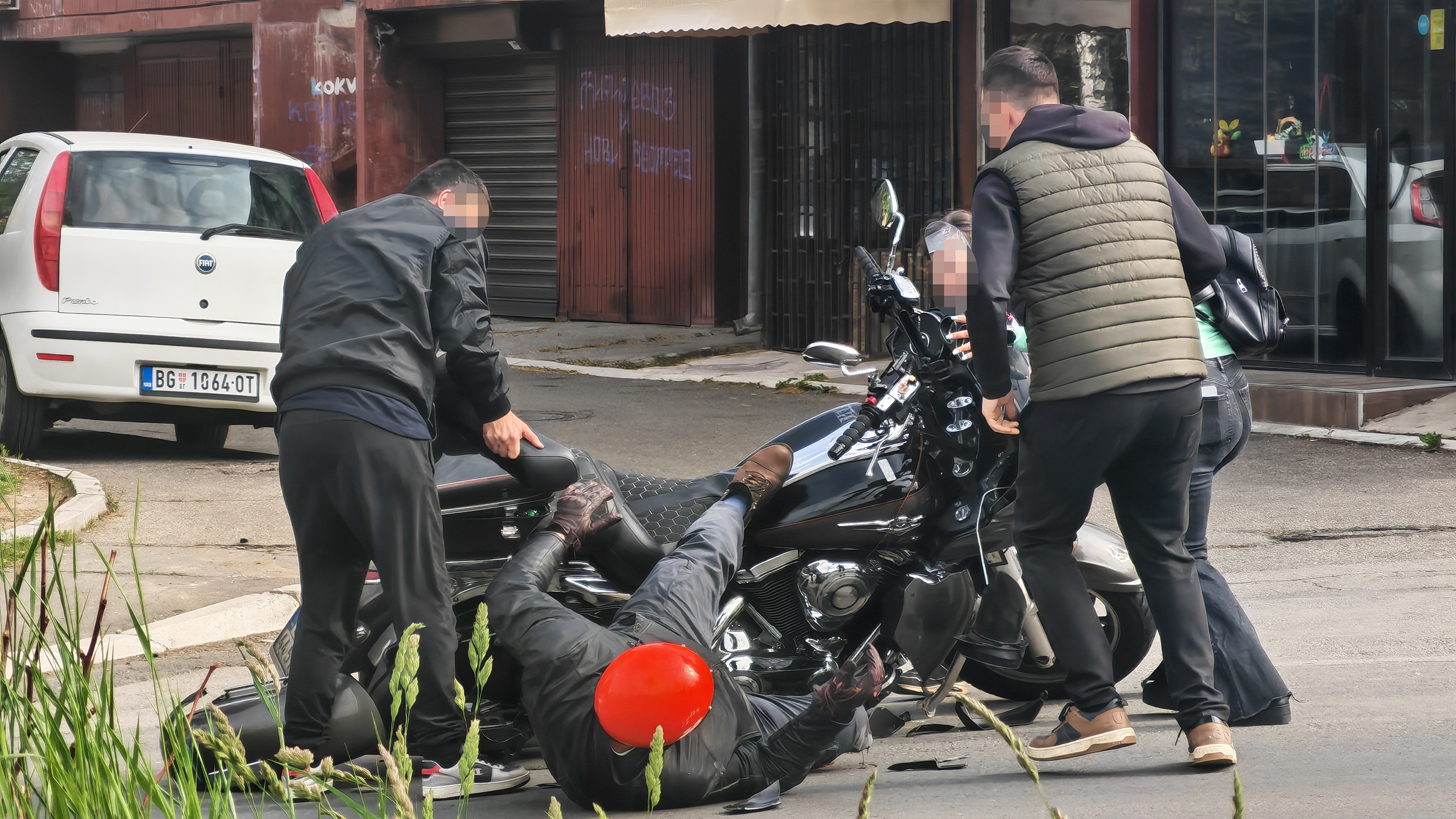 Oboren motociklista u Mirijevu, Rableova