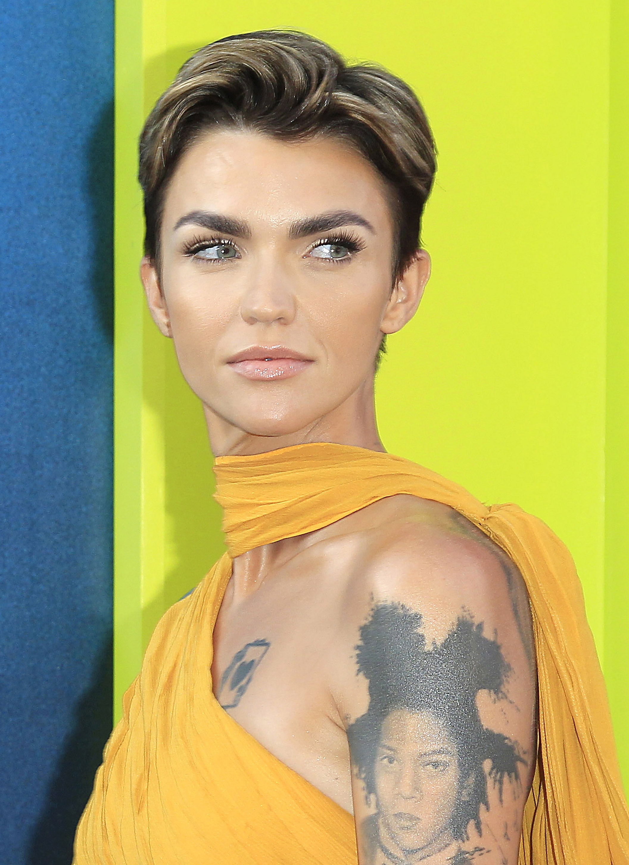 Ruby Rose attends the US premiere of 'The Meg' at the TCL Chinese T