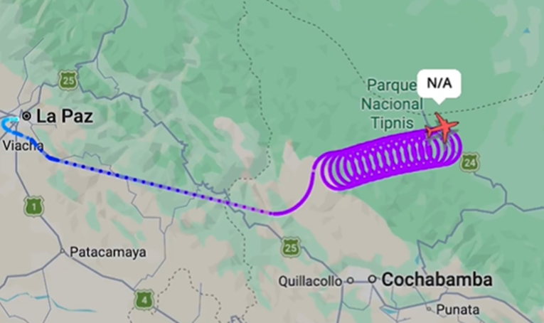 bolivija avion