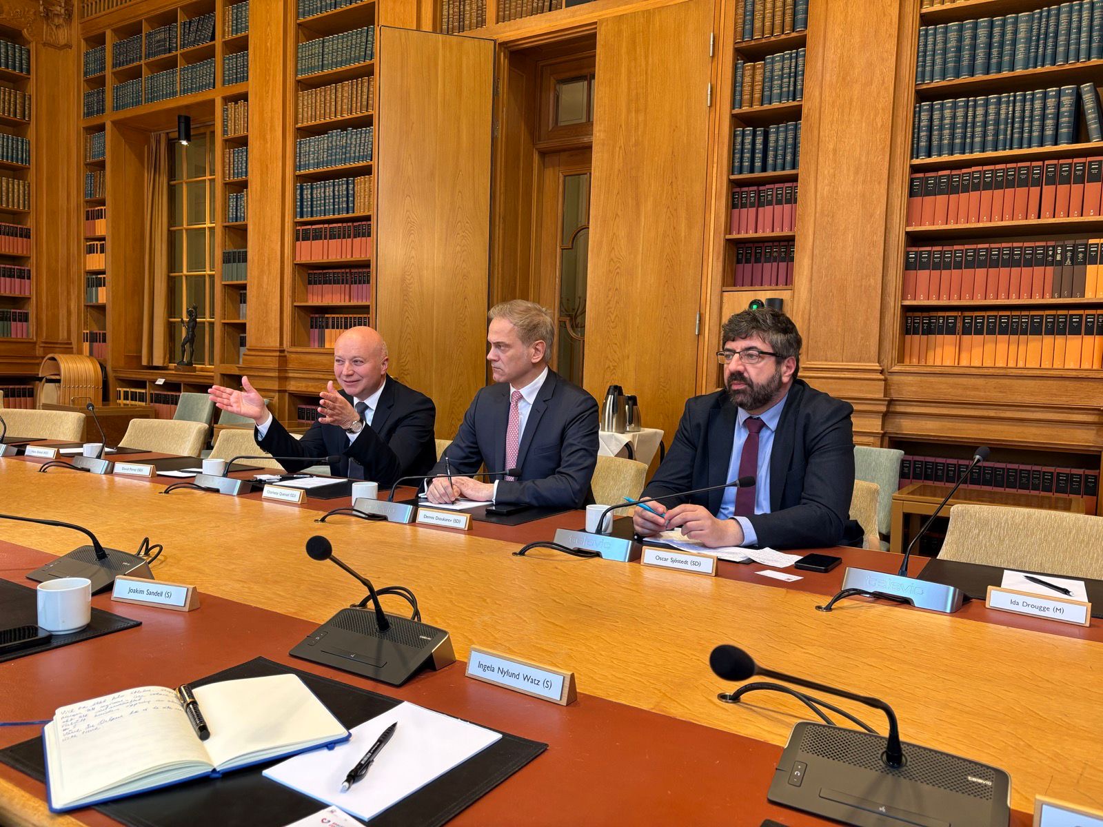 Borko Stefanović, Radomir Lazović, Stokholm, SSP, Stranka slobode i pravde