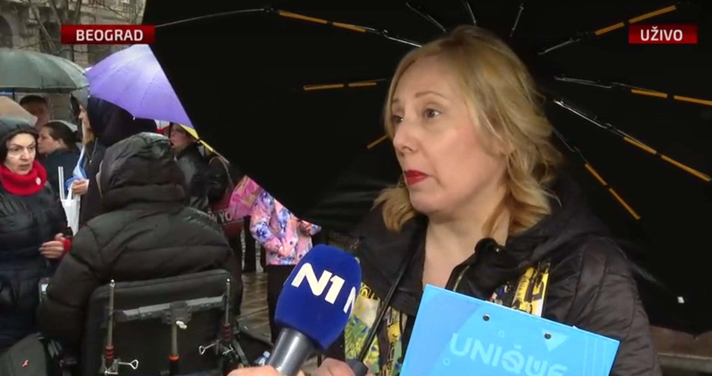 Jelena Miljković, Protest roditelja-negovatelja