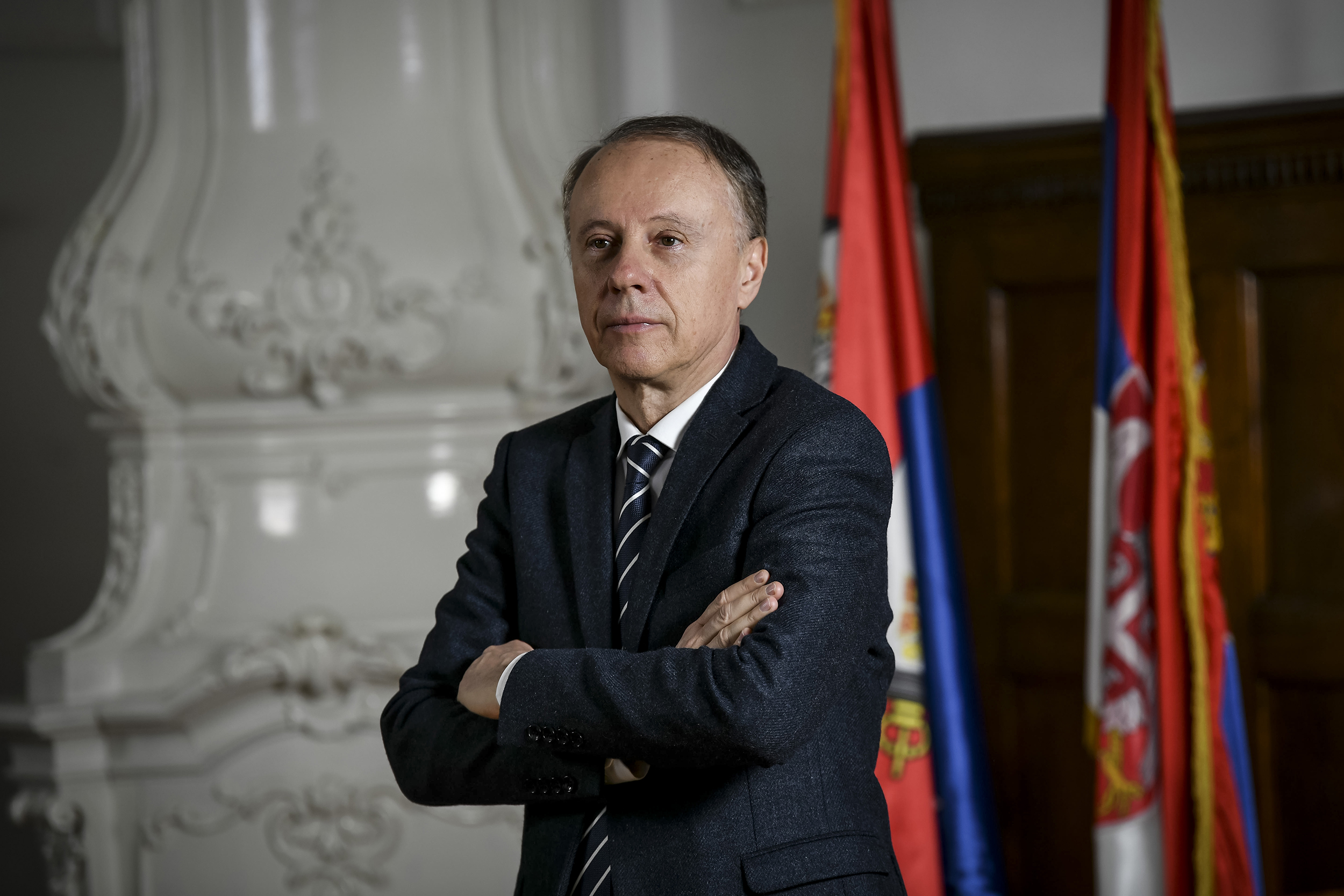 Beograd 03.04.2026. Rektor Vladan Đokić, intervju Foto: Goran Srdanov/Radar