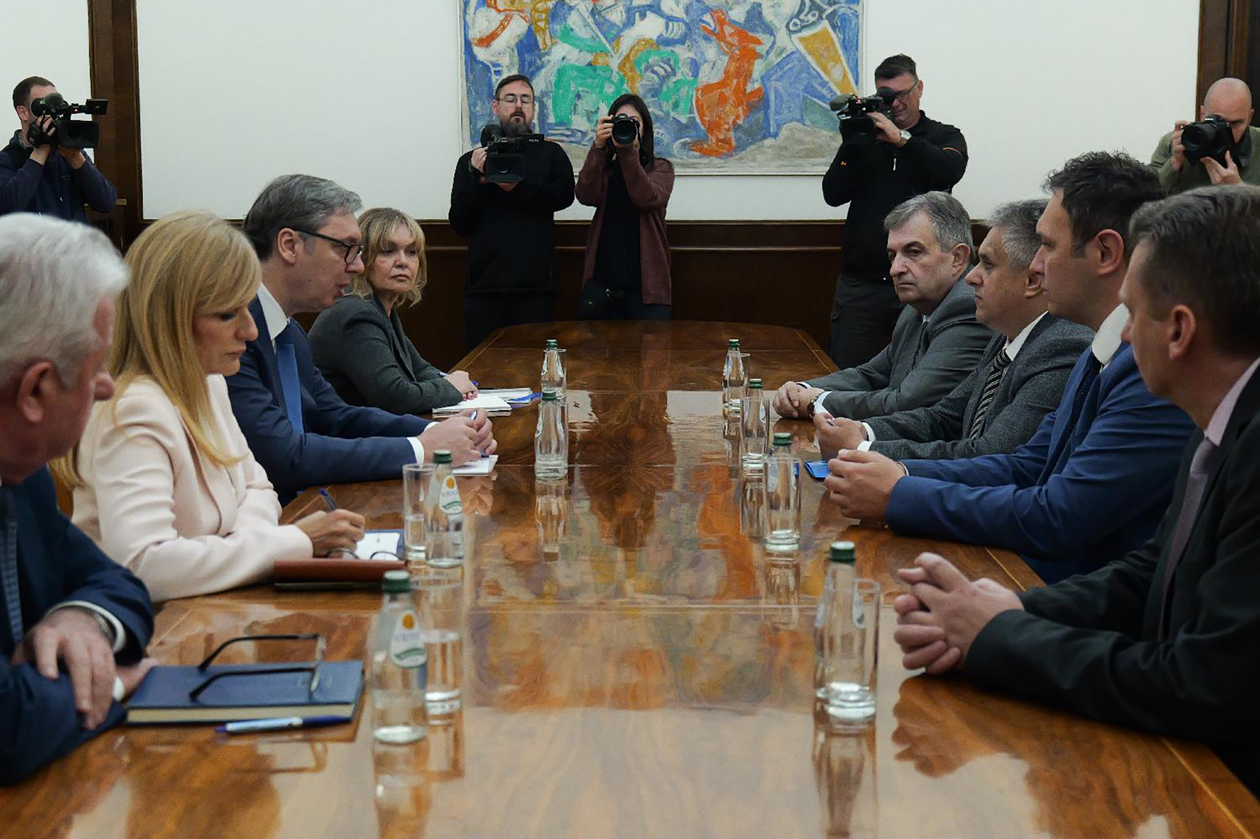 Aleksandar Vučić sa predstavnicima Ujedinjene seljačke stranke