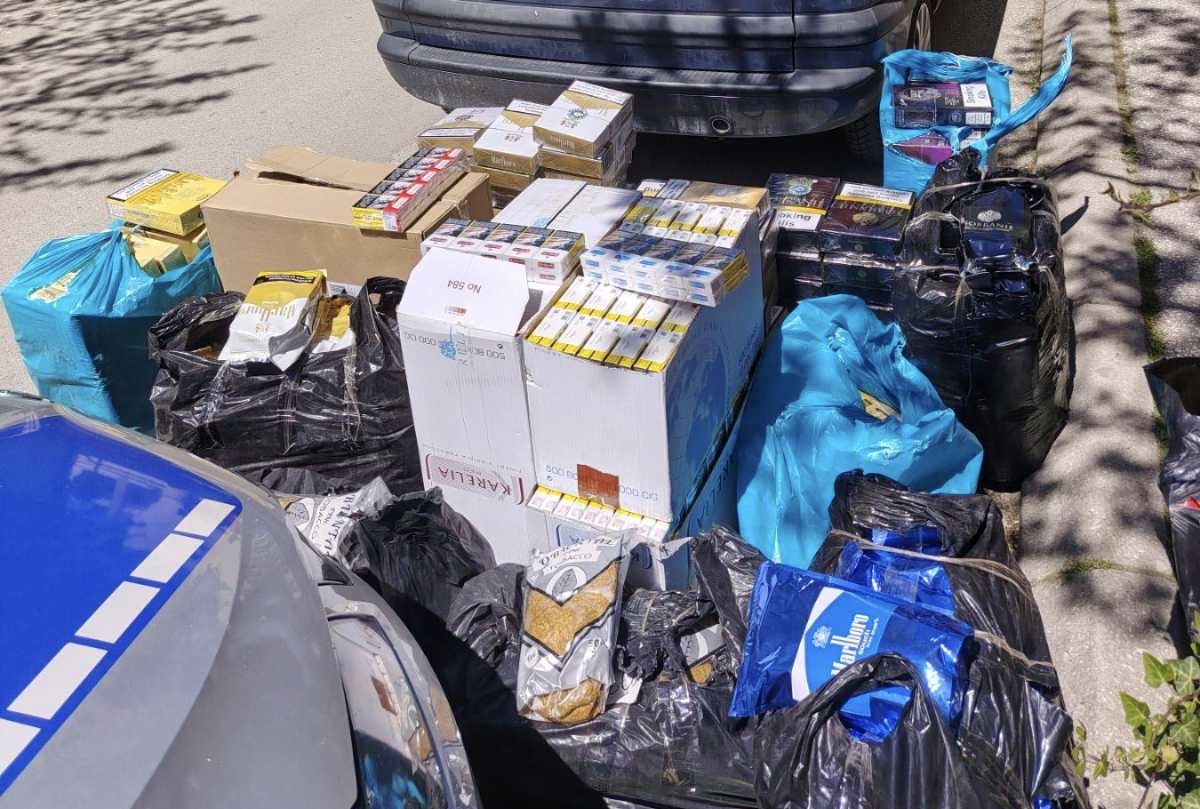 Vranje, cigarete, promet akciznih proizvoda, zaplena, hapšenje