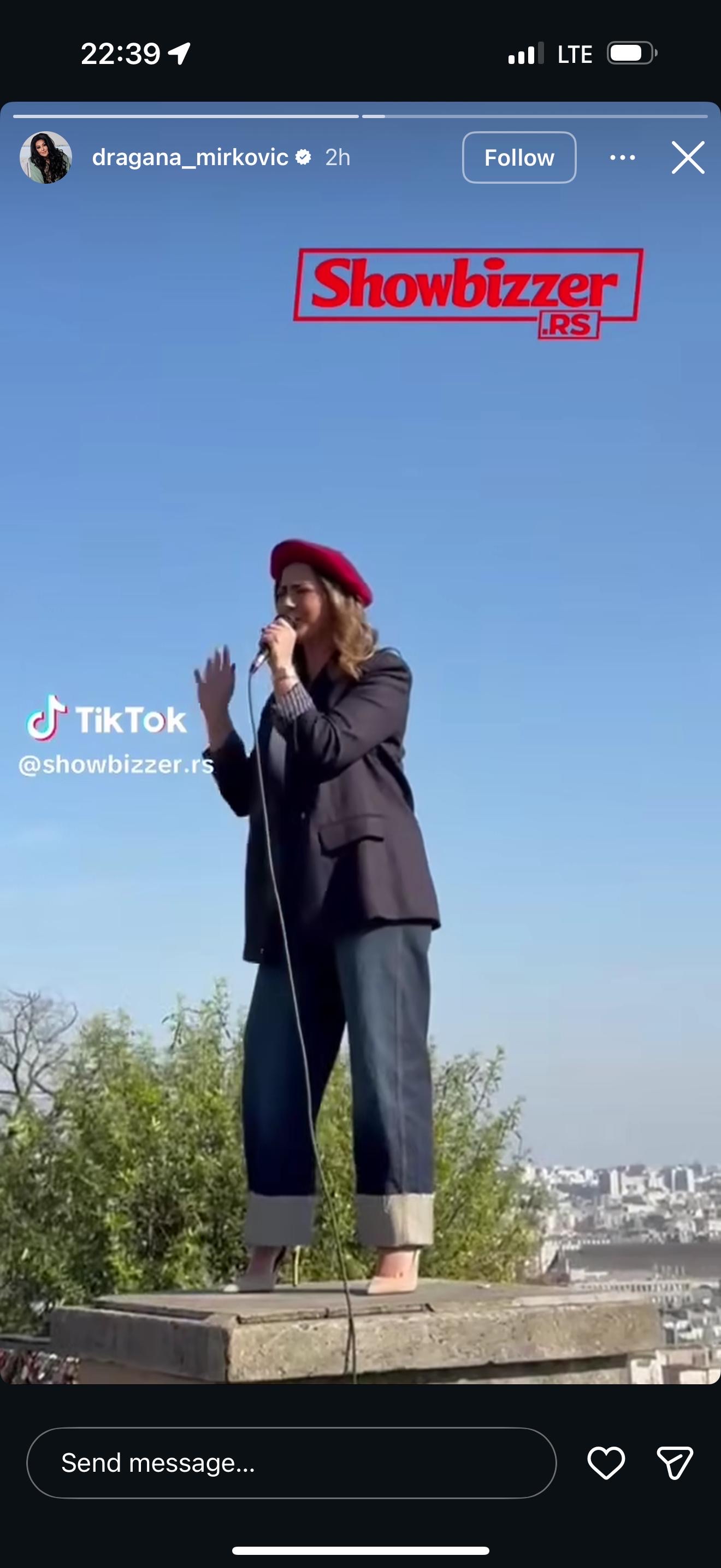 Foto: Printskrin Instagram dragana_mirkovic / Marijana Katić