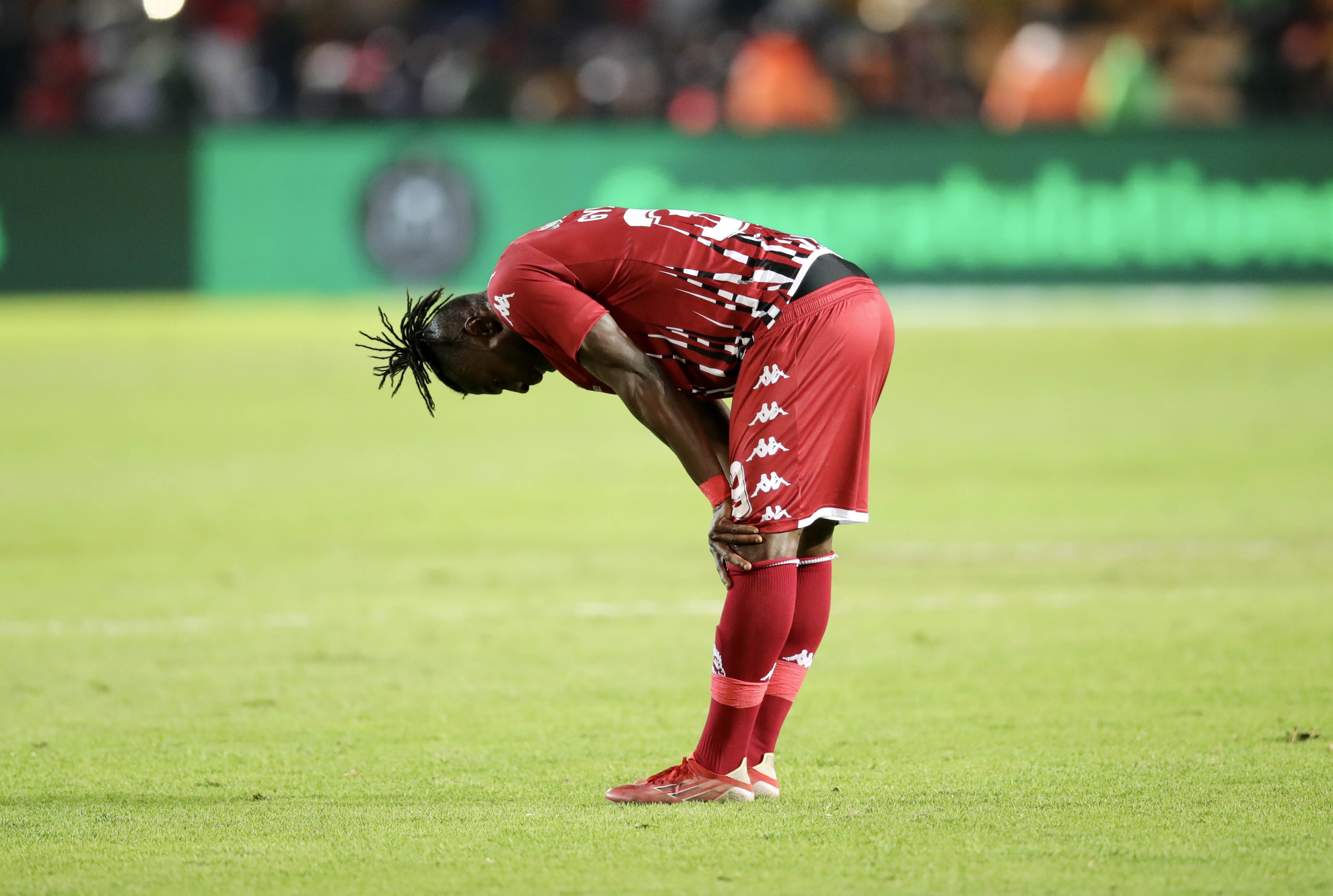 Edwin Gyimah of Sekhukhune United dejected