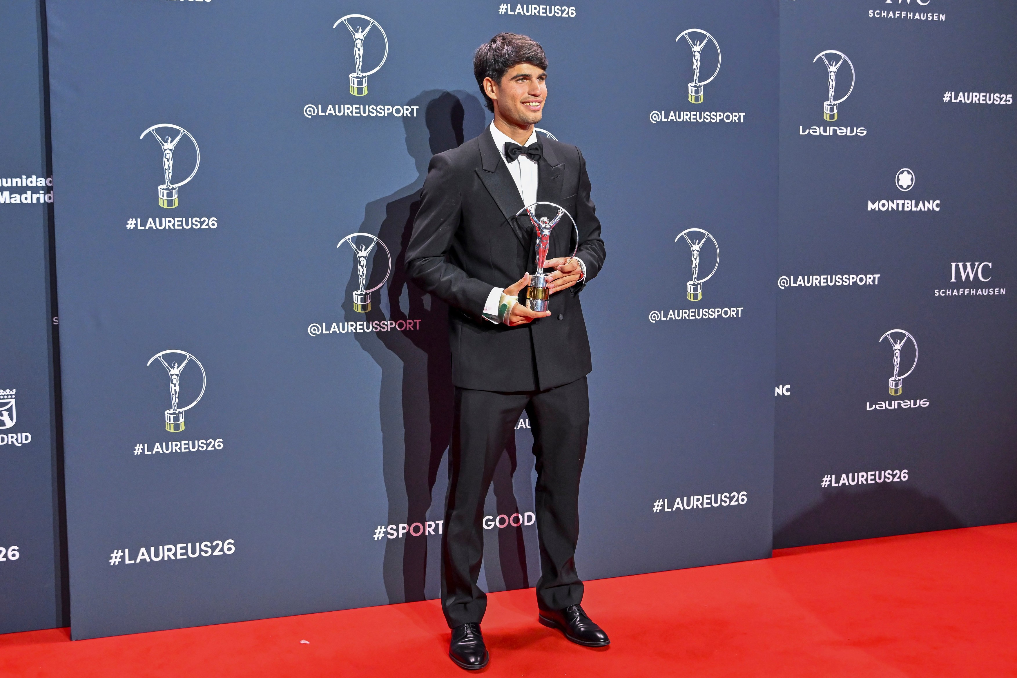 CARLOS ALCARAZ is the Laureus World Sportsman of the Year