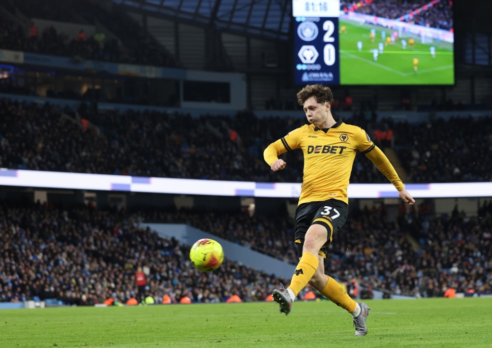 epa12677948 Ladislav Krejci of Wolverhampton in action