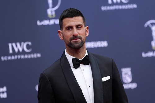 Novak Djokovic attending the red carpet during the 2026 L