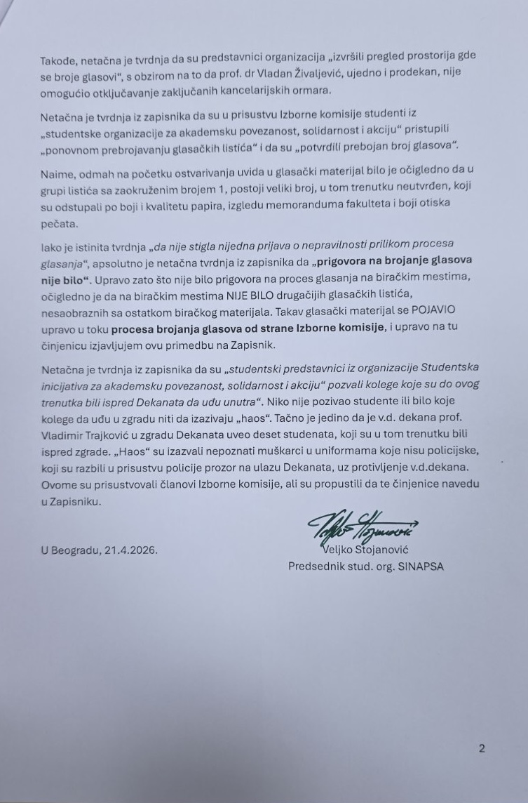 dokument  medicinski fakultet u Bgu